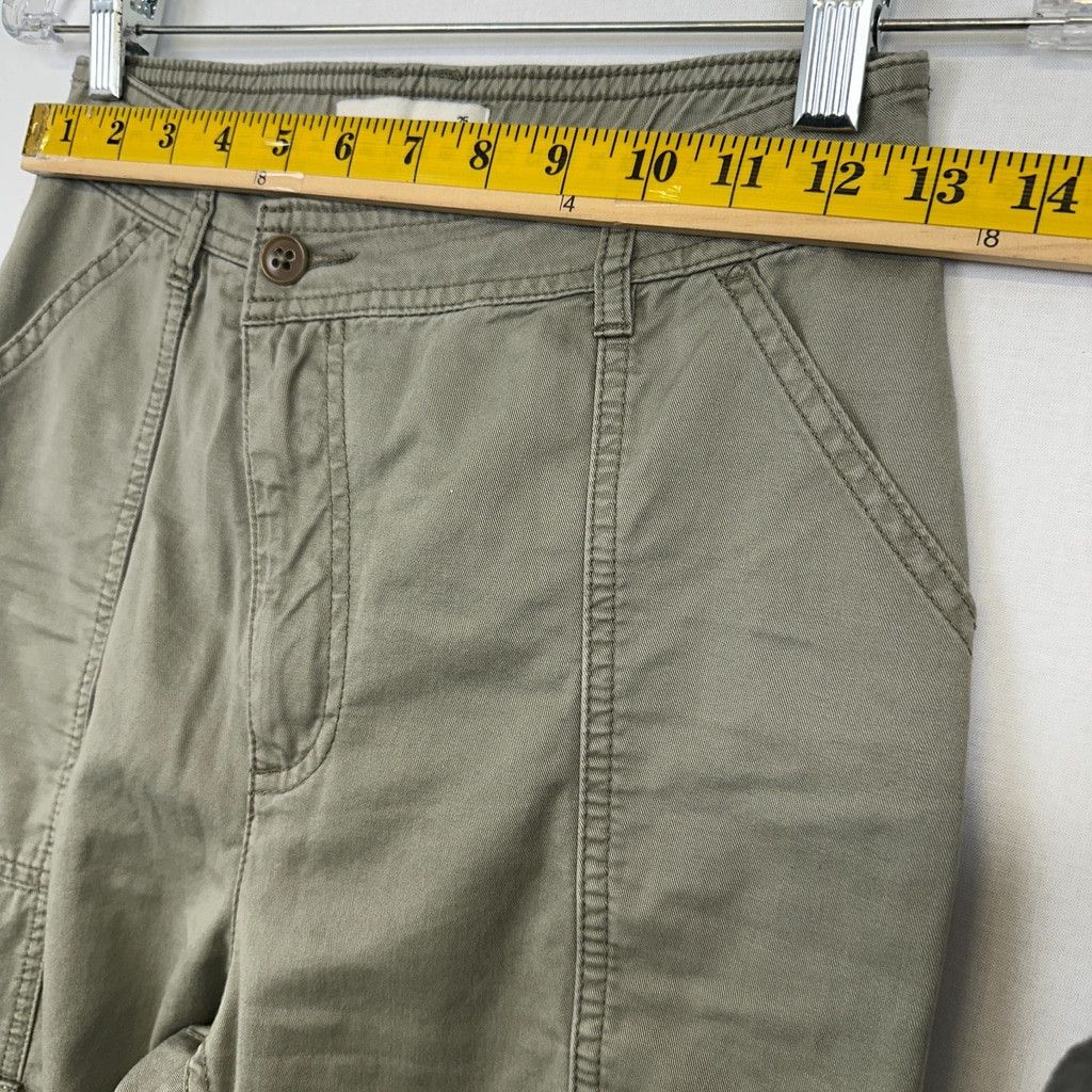 Abercrombie & Fitch Abercrombie & Fitch Cargo Utility Pants Olive Green Women's Size 25" / US 0 / IT 36 - 4 Thumbnail