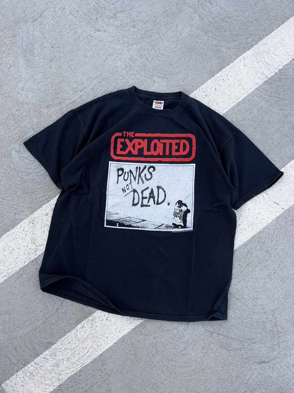 image of Band Tees x Vintage 2005 The Exploited Punk Band Tee in Black, Men's (Size XL)