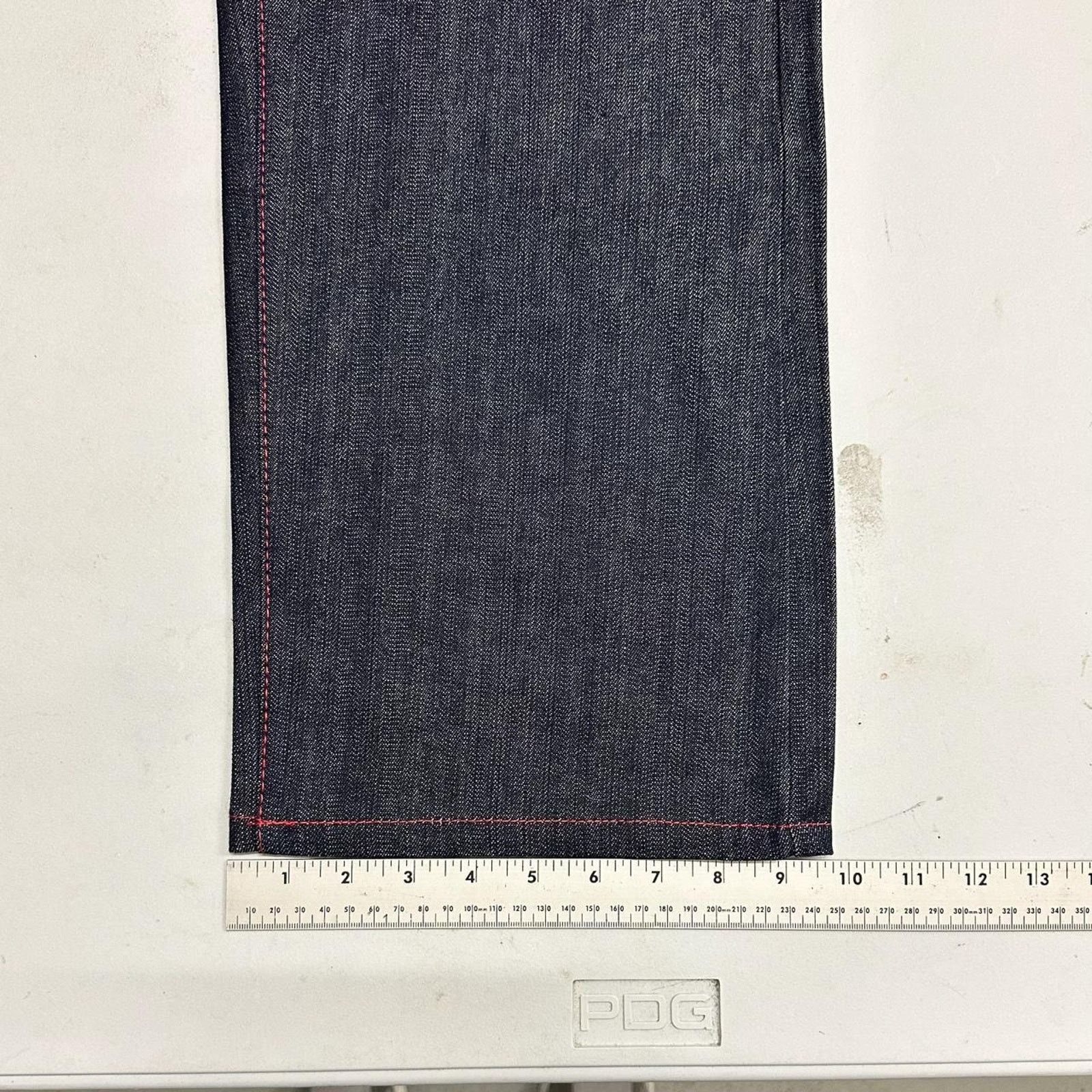 Vintage Vintage baggy y2k noiz blue raw denim embroidered design Size US 36 / EU 52 - 6 Thumbnail
