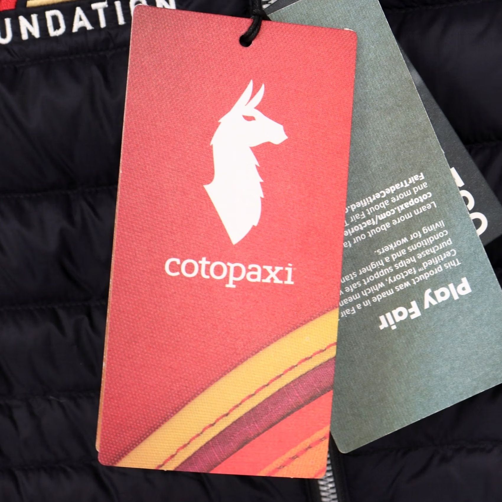 Cotopaxi VINTAGE Cotopaxi Fuego Down Vest Womens S Black 800 Fill 49ers Foundation? Size S / US 4 / IT 40 - 7 Thumbnail