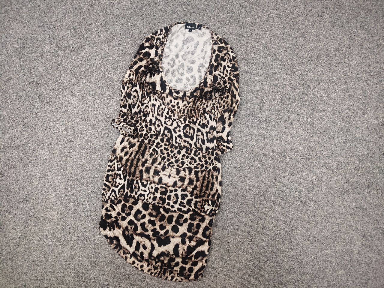 Just Cavalli Vintage Just Roberto Cavalli Leopard Print Midi body Dress Size S / US 4 / IT 40 - 2 Thumbnail
