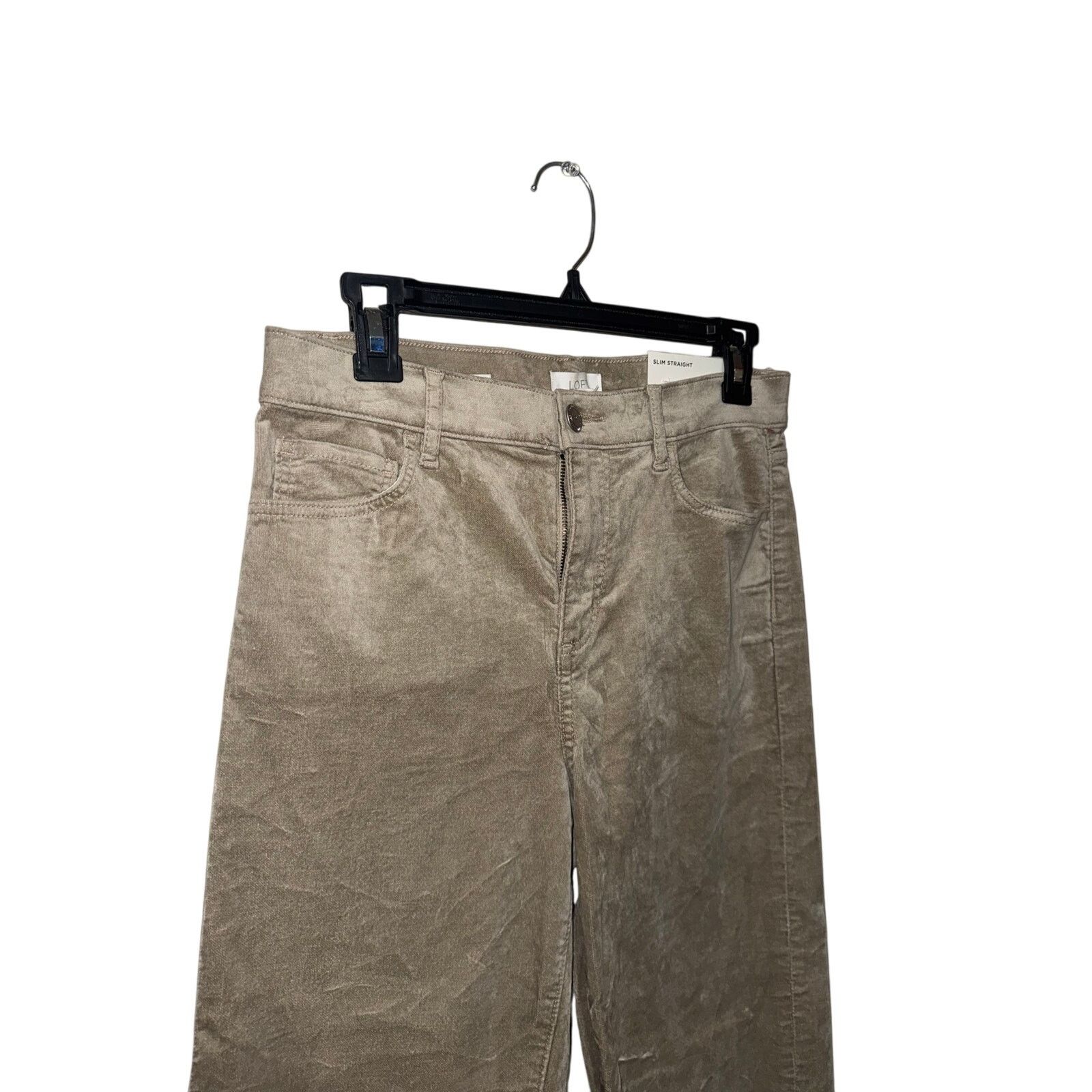 Loft Loft Slim Straight Mid Rise Corduroy Pants - Size 4 - NWT Size 27" / US 4 / IT 40 - 5 Thumbnail
