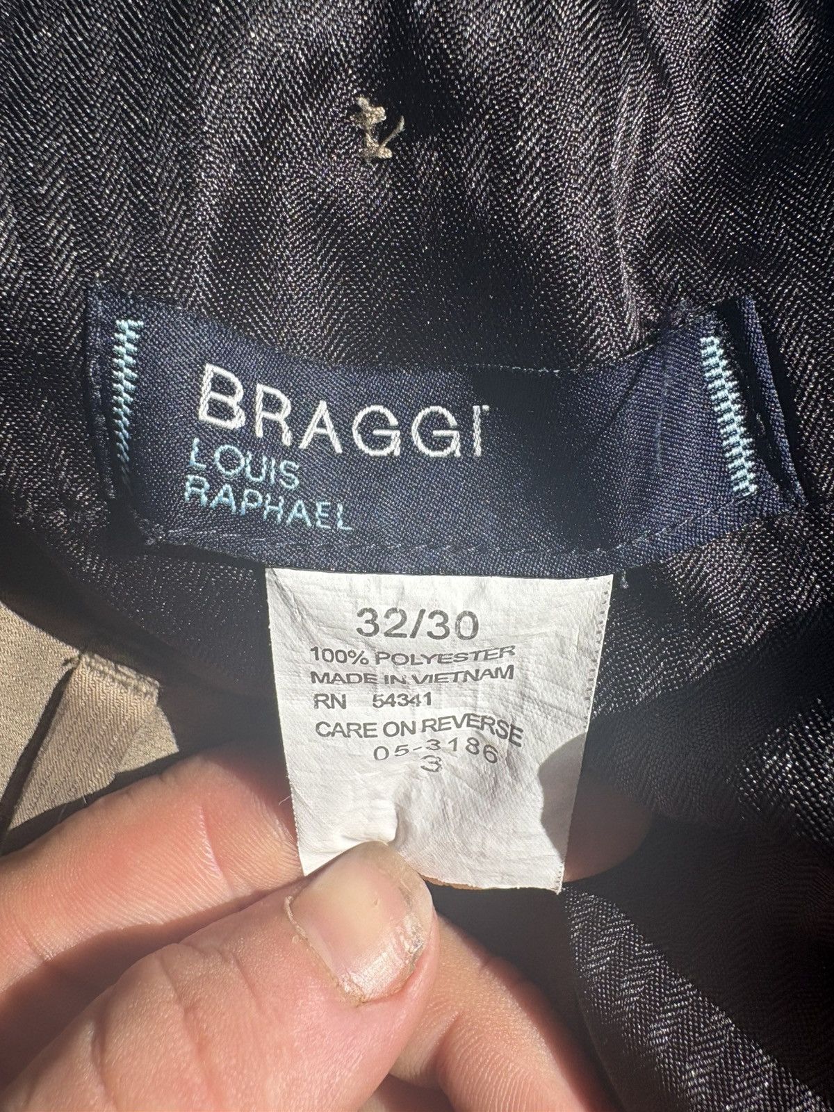 Other Braggi Louis Raphael Brown Dress Pants Straight Leg Size 32 Size 34S - 7 Thumbnail