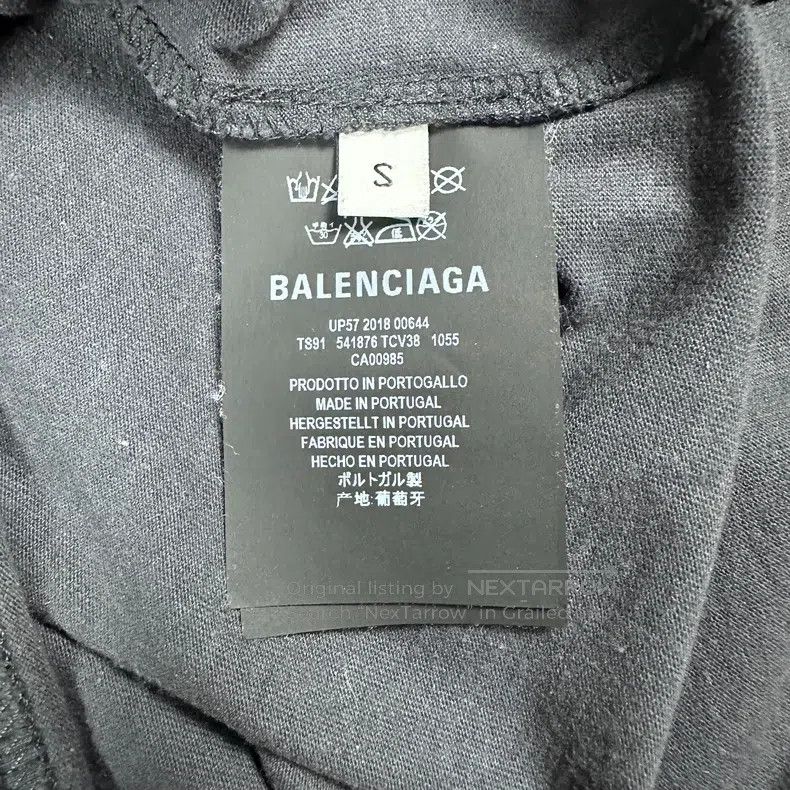 Balenciaga Balenciaga Electric purple band T-shirt portrait short-sle Size US S / EU 44-46 / 1 - 5 Thumbnail