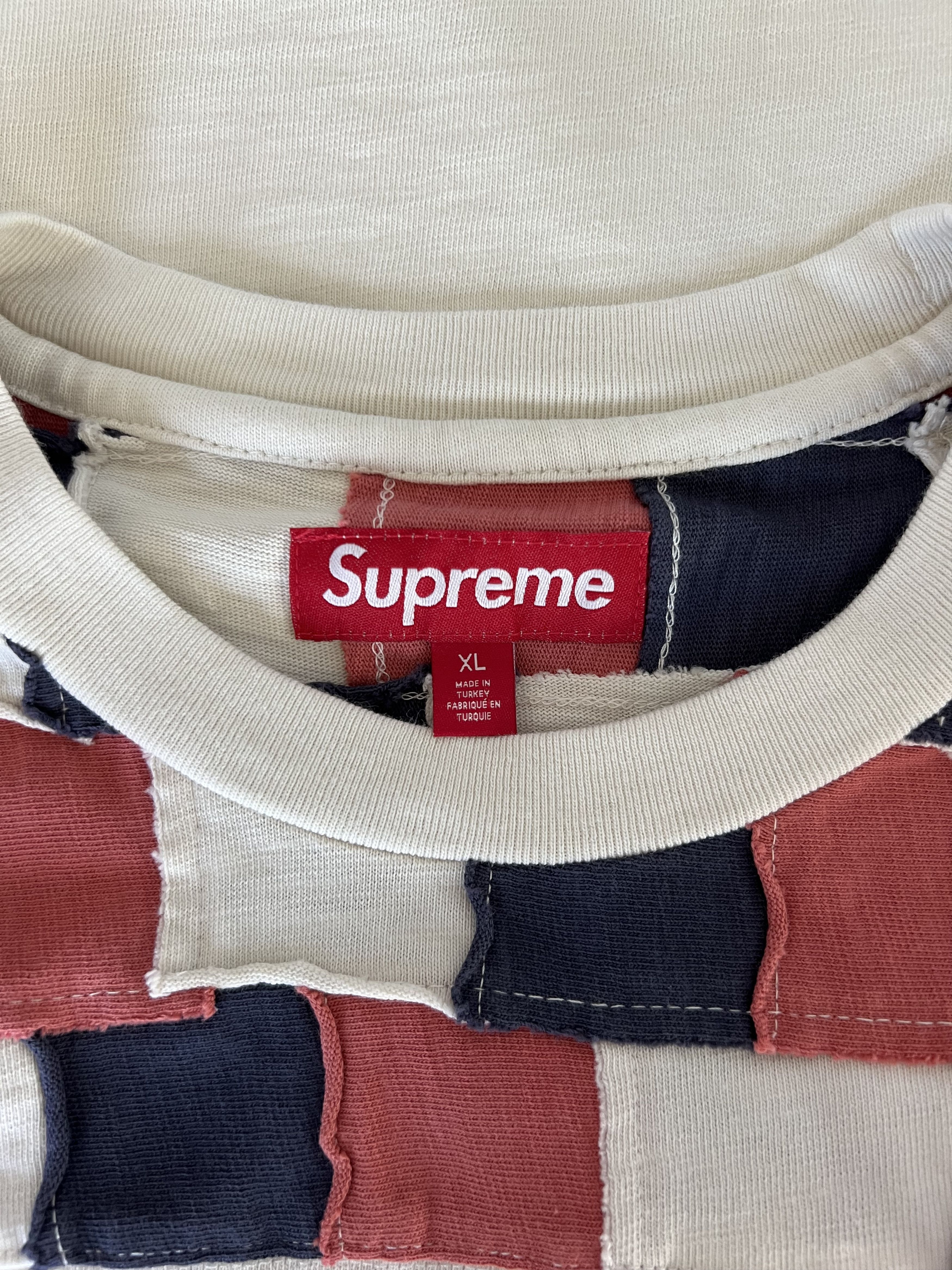 Supreme Supreme Patchwork Yoke Football Top in Stone Size US XL / EU 56 / 4 - 7 Thumbnail