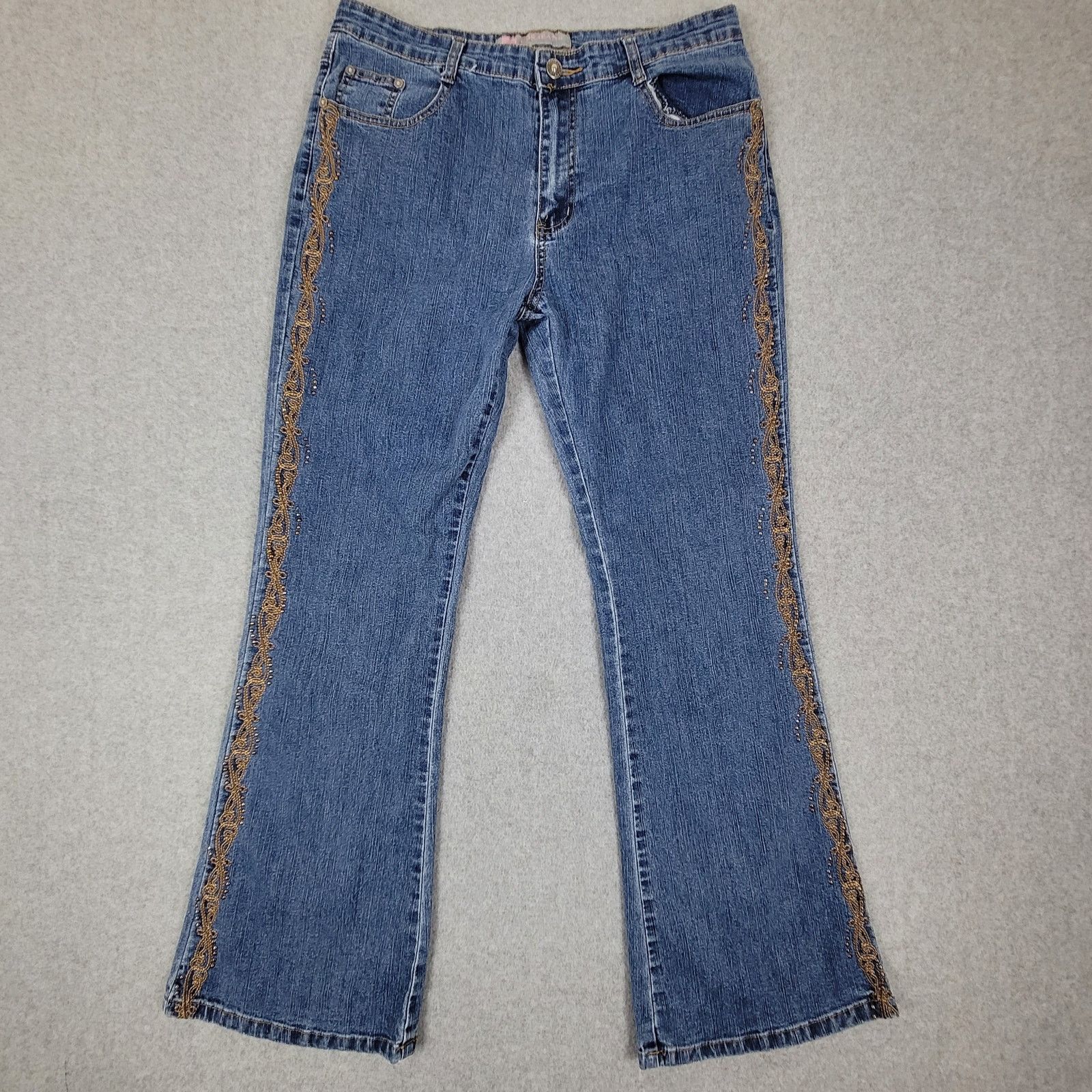 Cos Cos Jeans Womens Size 32x29 Embellished Size 32" / US 10 / IT 46 - 2 Thumbnail