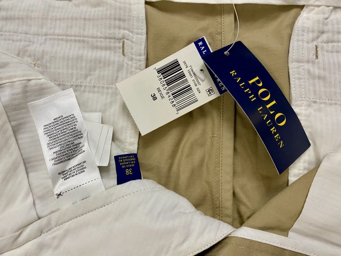 Polo Ralph Lauren PRL Luxury Beige Stretch Classic Fit 9” Chino Shorts 38 NWT Size US 38 / EU 54 - 3 Thumbnail