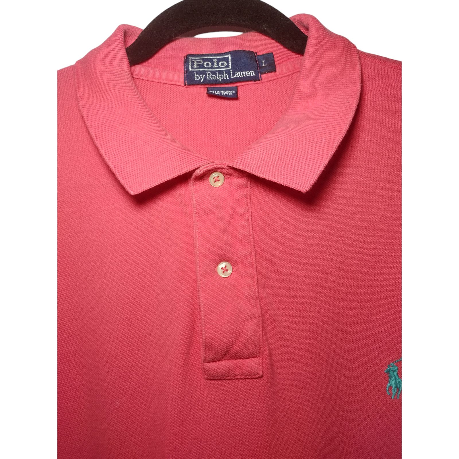 Polo Ralph Lauren Polo Ralph Lauren Mens Polo Shirt Short Sleeves Collared Size US L / EU 52-54 / 3 - 2 Thumbnail