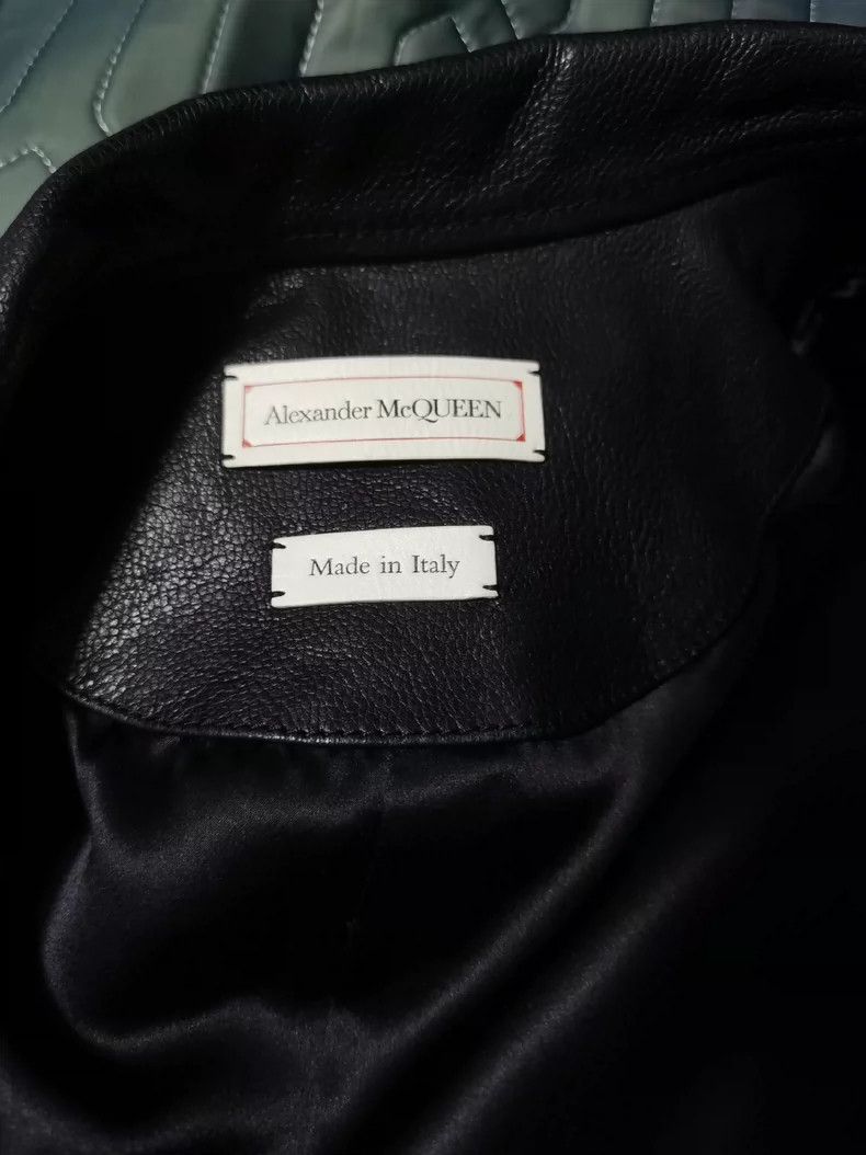 Alexander McQueen Alexander McQUEEN Black calf leather jacket with dust bag 2 Size XS / US 0-2 / IT 36-38 - 5 Thumbnail
