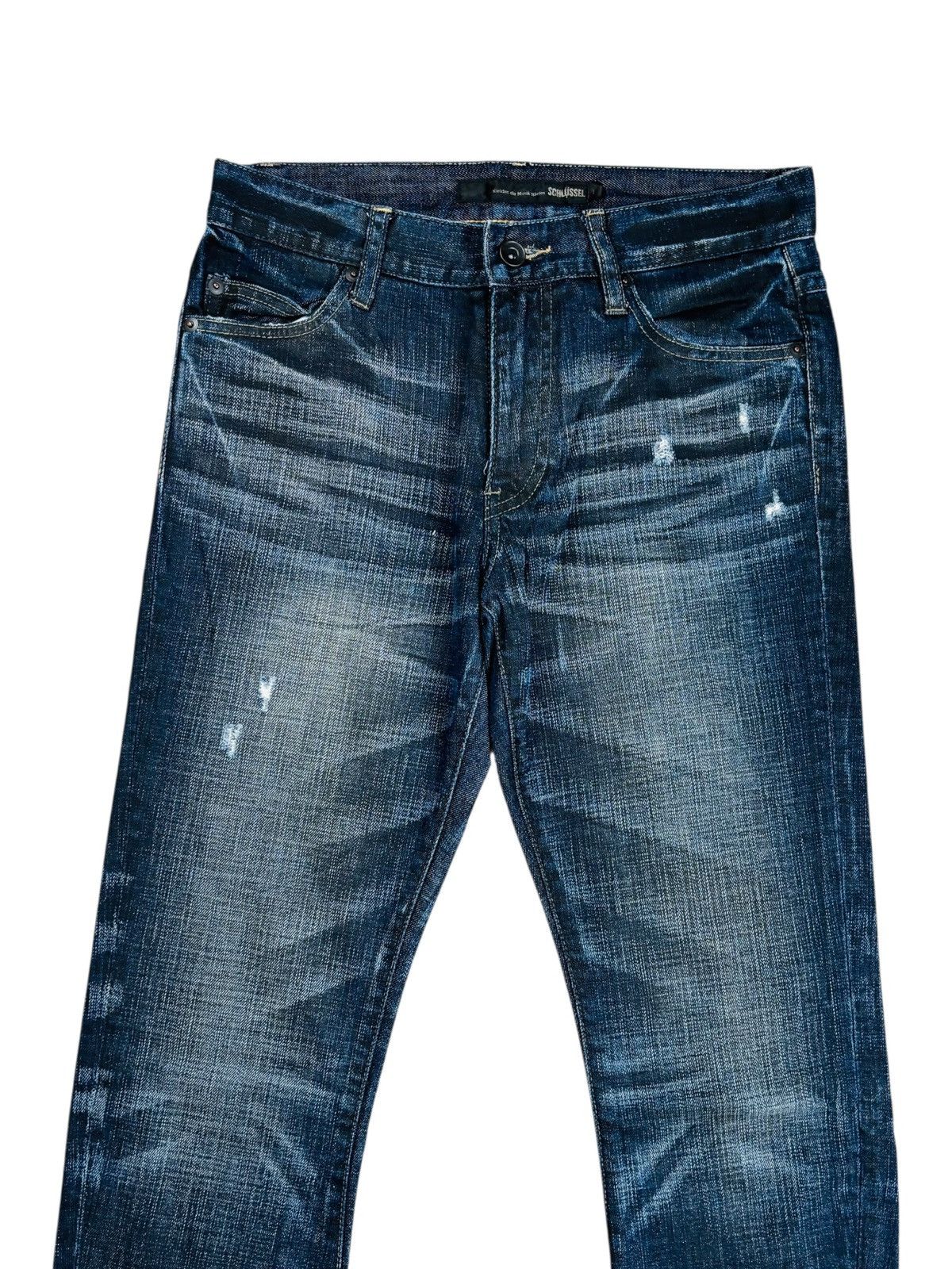 BUFFALO BOBS 2000s Schlussel - Vkei Style Clawmark Denim Pants Size US 29 - 3 Thumbnail