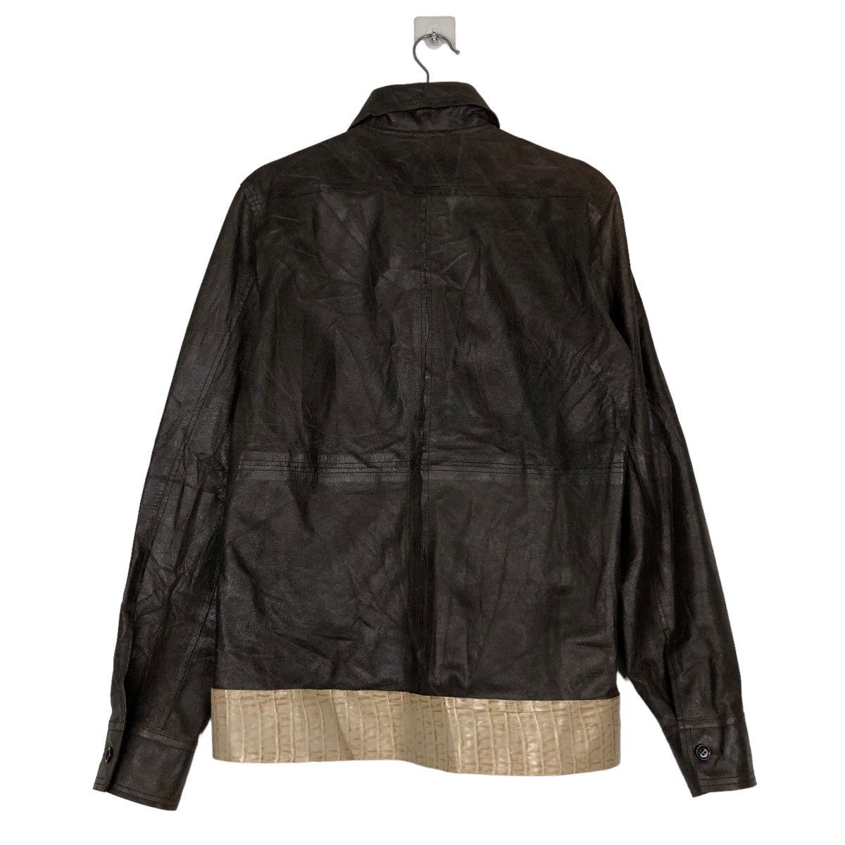 Japanese Brand 🔥Vintage Biker Leather Jacket Michel Klein Homme Paris Size US M / EU 48-50 / 2 - 8 Thumbnail