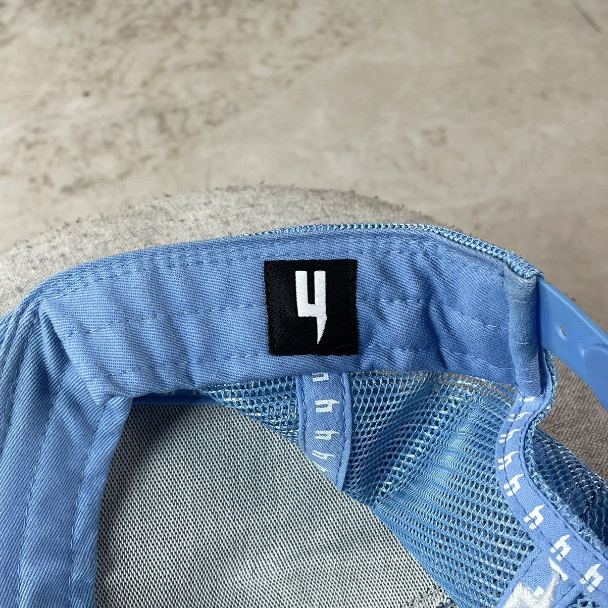 Other Yelir World Y Logo Baby Blue Distressed Trucker Cap Size ONE SIZE - 10 Thumbnail