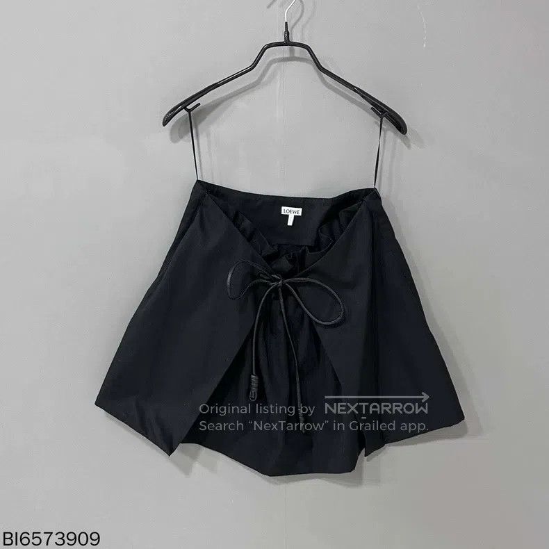 Loewe Loewe Cotton and silk gabardine half-skirt Size 24" / US 00 / IT 34 - 5 Thumbnail