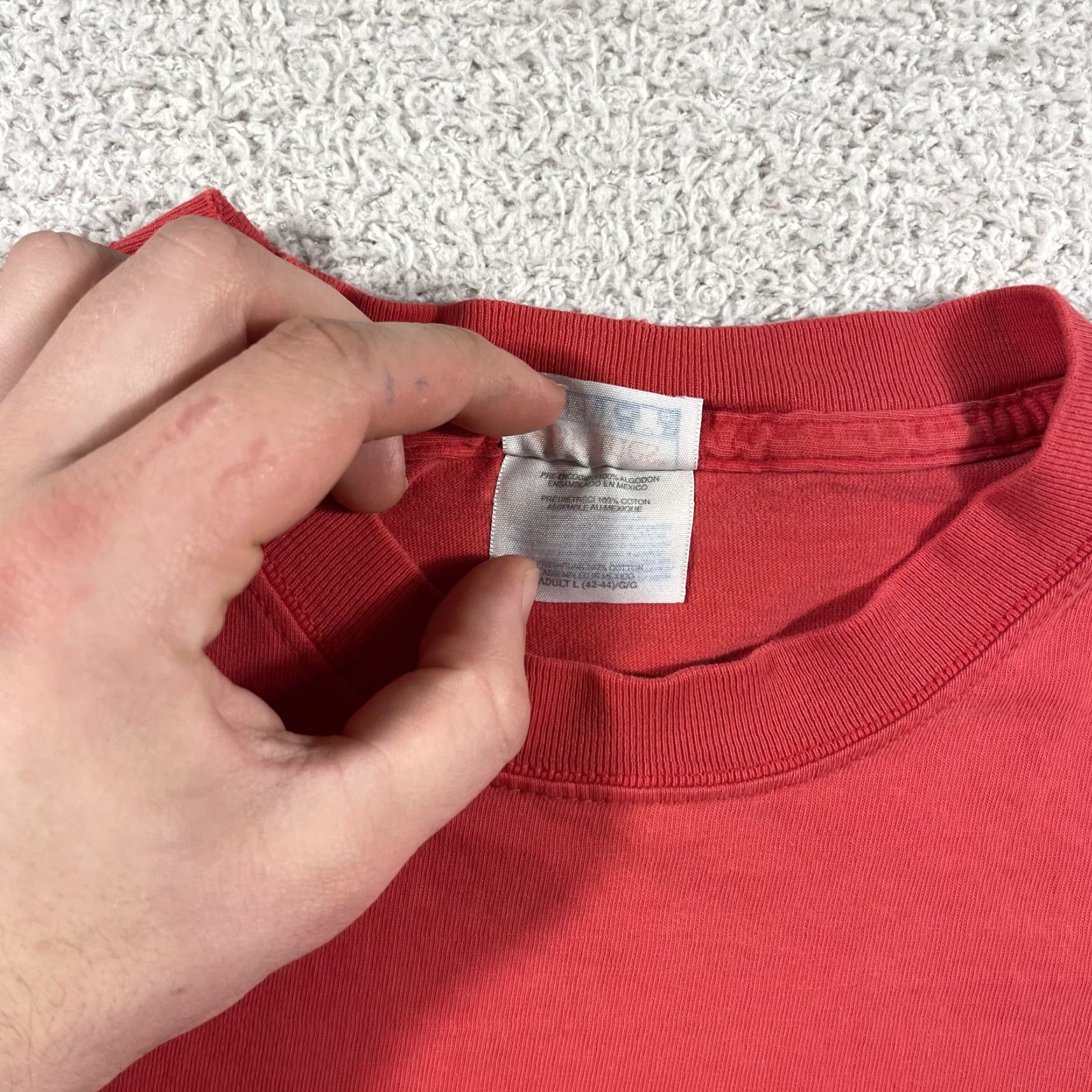 Hanes VINTAGE Hanes Beefy-T Killington Vermont Shirt Adult Large Red Long Sleeve 90s Ski Snowboard Mens Shirt Size US L / EU 52-54 / 3 - 4 Thumbnail