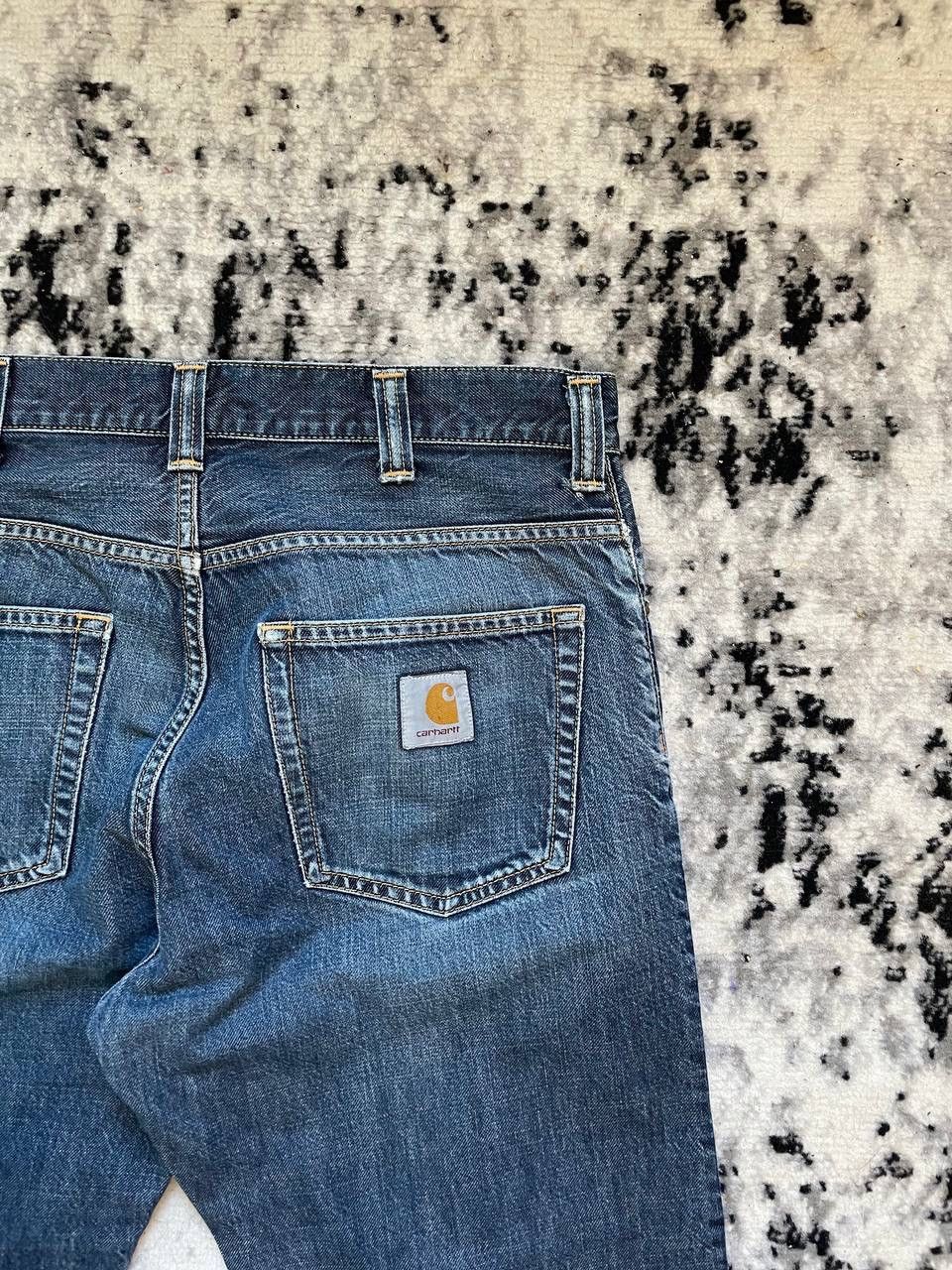 Carhartt × Vintage Carhartt Rockin Pant Jeans Distressed Vintage 34 Size Logo Size US 34 / EU 50 - 2 Thumbnail