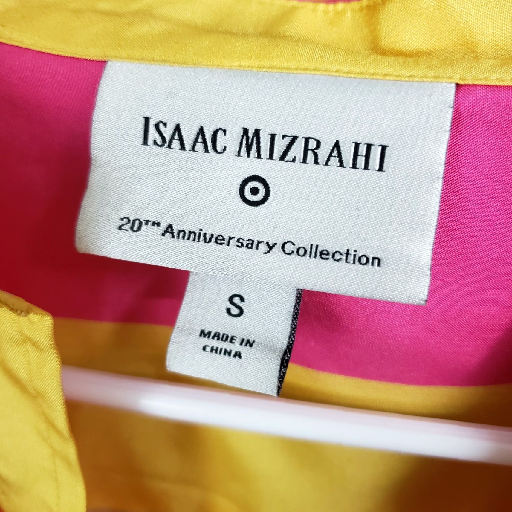 Isaac Mizrahi Isaac Mizrahi for Target Womens Blouse Sz Small Silk Multicolor Long Sleeve Collared Shirt Womens Size S / US 4 / IT 40 - 5 Thumbnail