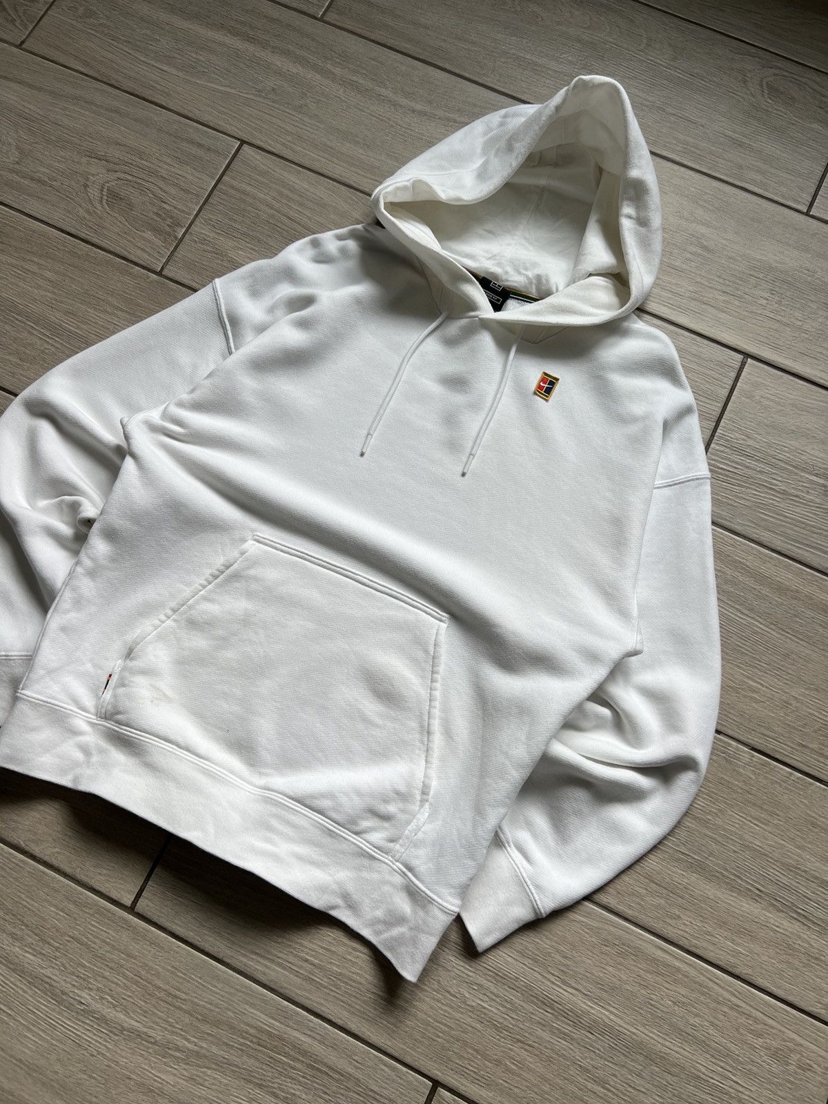 Nike × Vintage Vintage Nike Tennis Court Hoodie x Andre Agassi Rare Size US S / EU 44-46 / 1 - 3 Thumbnail