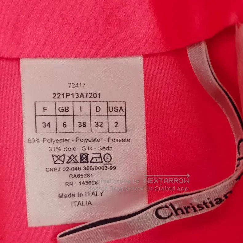 Dior Dior Fluorescent pink solid color shorts Size 42" / US 20 - 6 Thumbnail