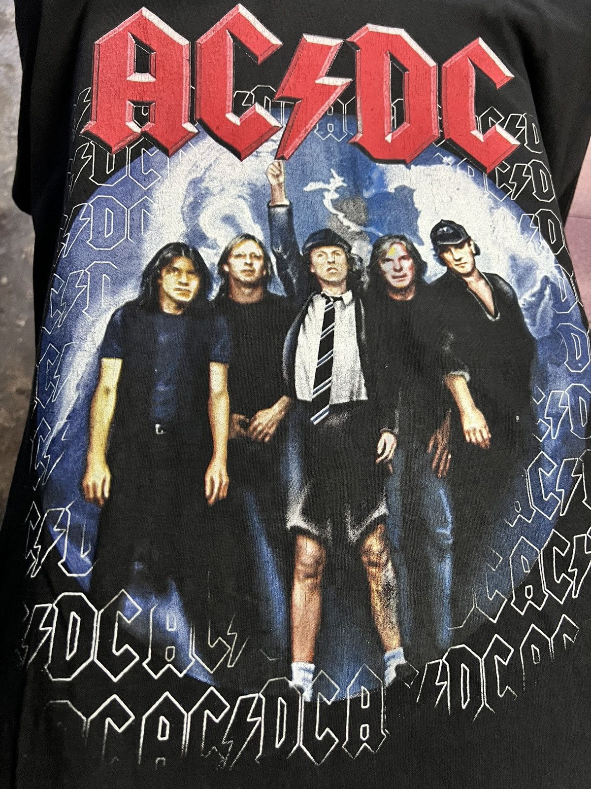 AC/DC × Vintage Acdc 90s Size US M / EU 48-50 / 2 - 2 Thumbnail