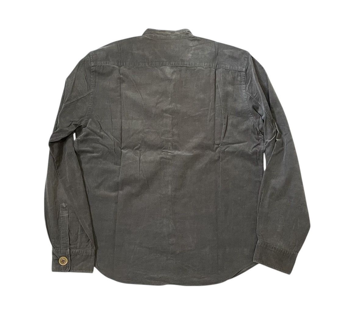 Comme des Garcons Cdg homme plus AD2002 washed corduroy collarless button up Size US L / EU 52-54 / 3 - 8 Thumbnail
