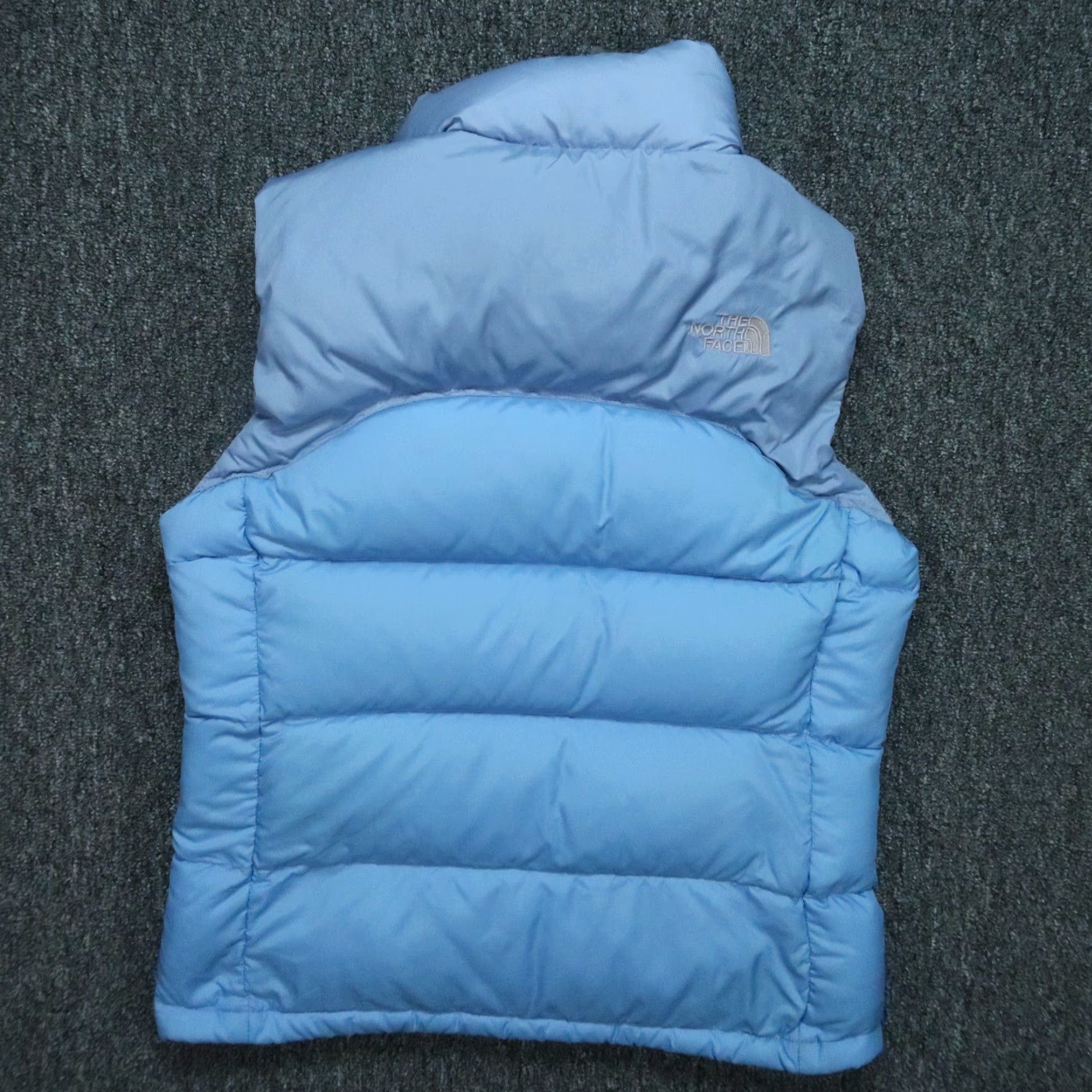 The North Face The North Face Vest Womens Medium Blue Nuptse 700 Down Full Zip Puffer Jacket Regular Insulated Lined Pocket Zipped Pockets Casual Winter Fall Spring Size M / US 6-8 / IT 42-44 - 7 Thumbnail