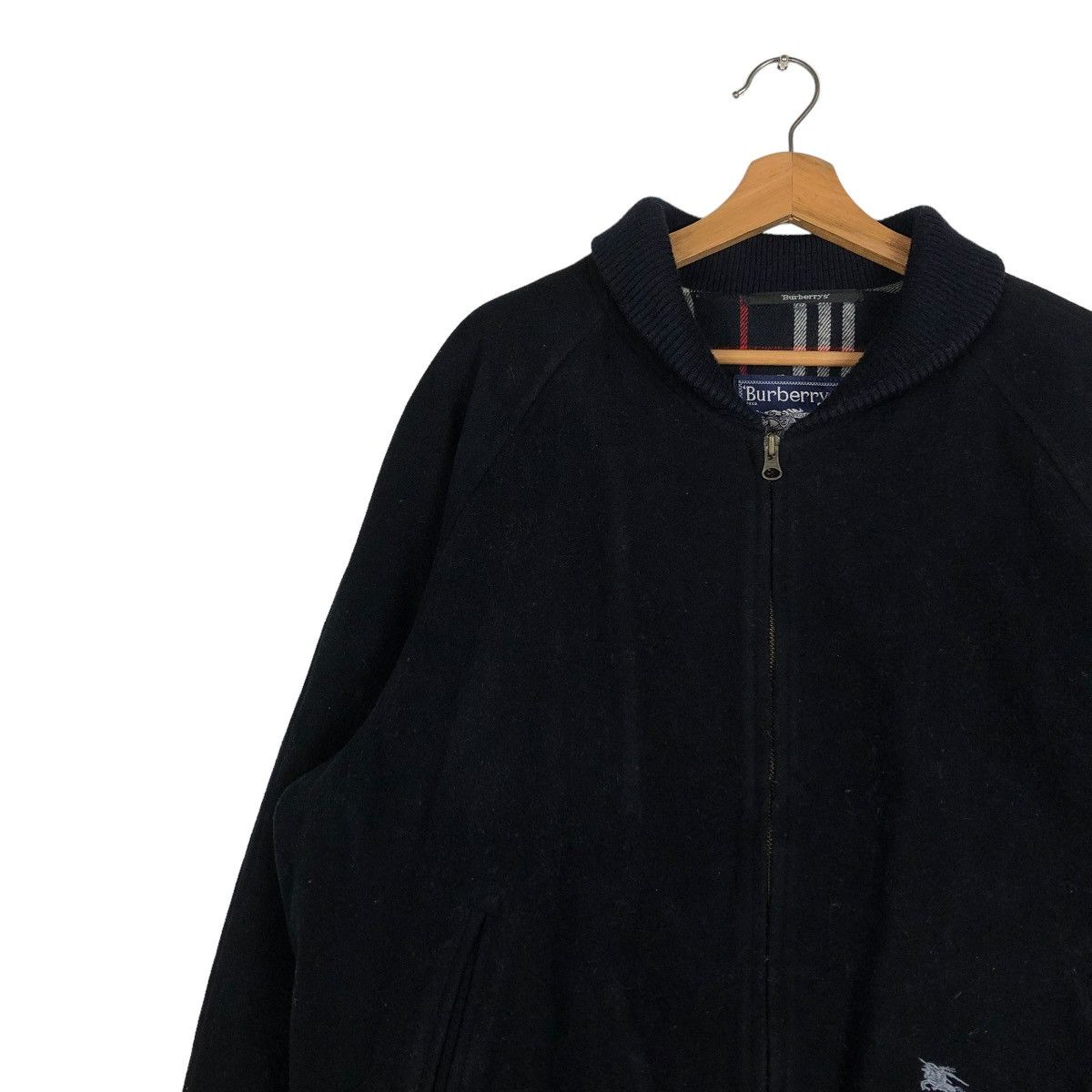 Burberry 🔥VINTAGE BURBERRYS WOOL JACKET MADE IN SPAIN NOVA CHECK Size US M / EU 48-50 / 2 - 6 Thumbnail