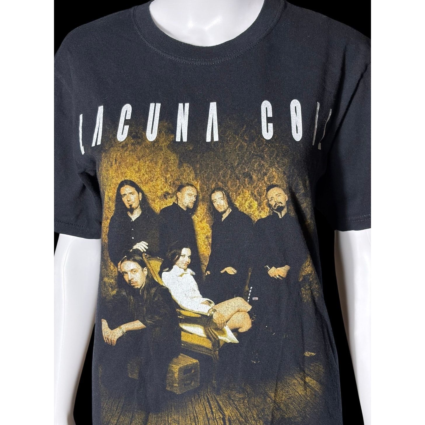 Hot Topic Y2K 2006 Hot Topic Lacuna Coil Gothic Metal Band Anvil Shirt Size S / US 4 / IT 40 - 9 Thumbnail