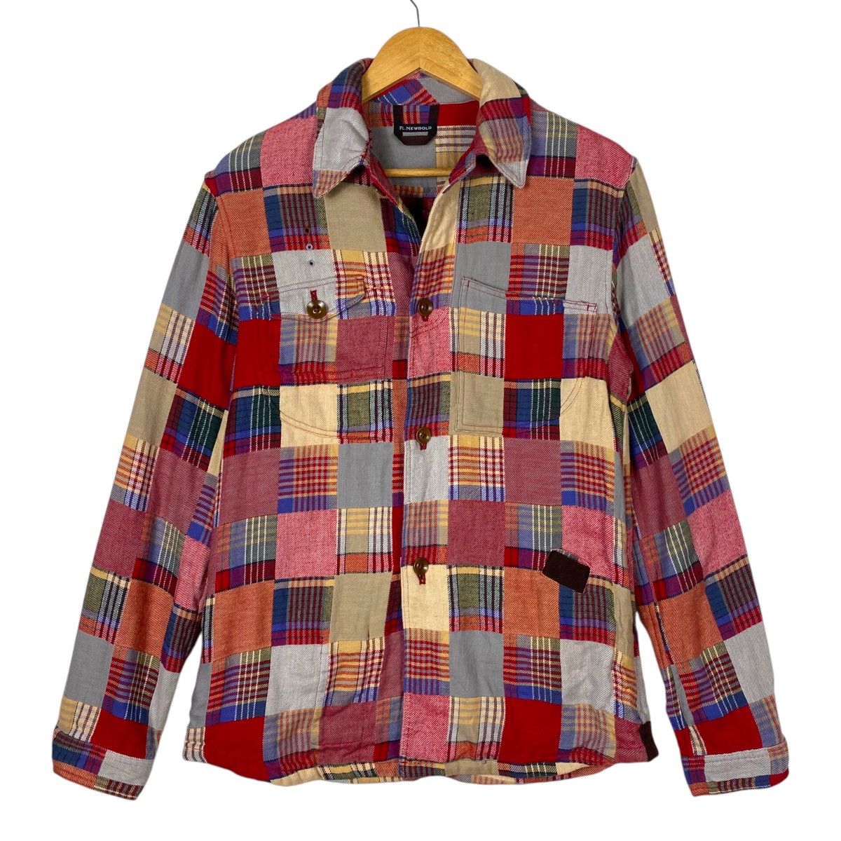 Paul Smith × R.Newbold 💥R.NEWBOLD PAUL SMITH PATCHWORK WORKER SHIRT Size US M / EU 48-50 / 2 - 1 Thumbnail