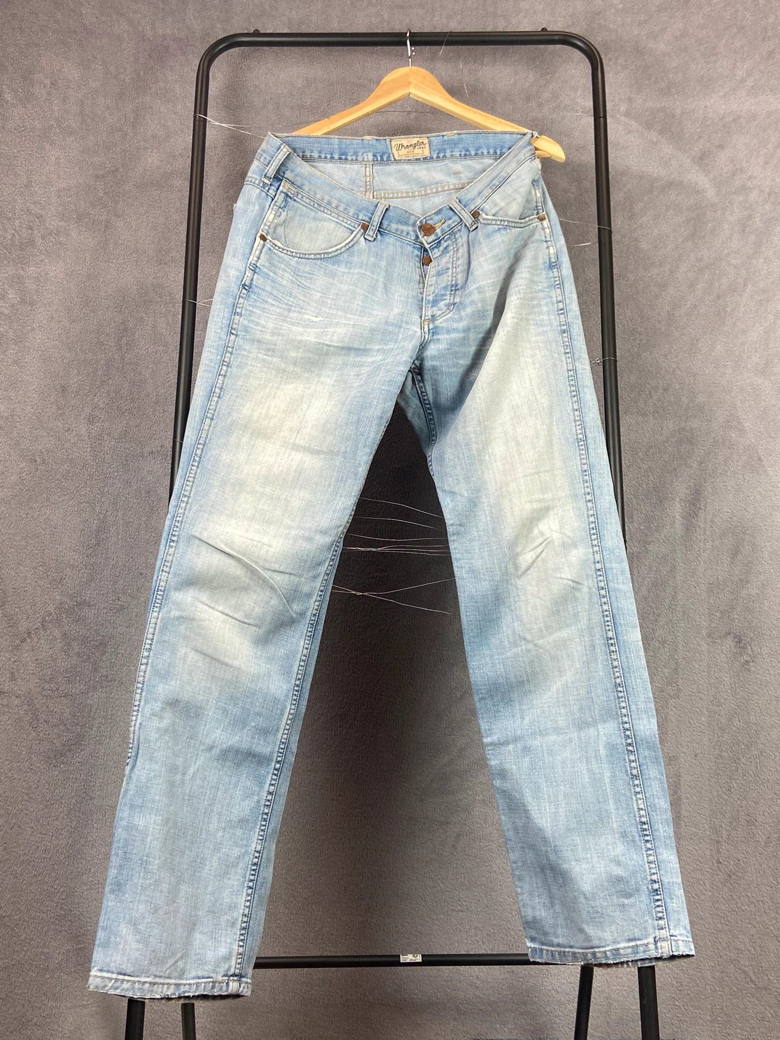 Wrangler Wrangler spodnie jeans jasny niebieski denim Size US 34 / EU 50 - 1 Thumbnail