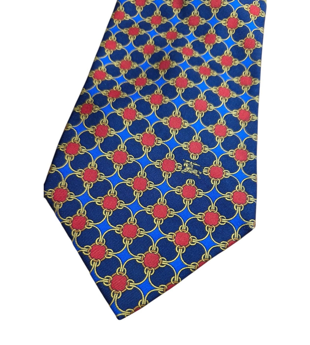Burberry Burrberys of London Tie Made In Italy Silk Retro Vintage Size ONE SIZE - 3 Thumbnail