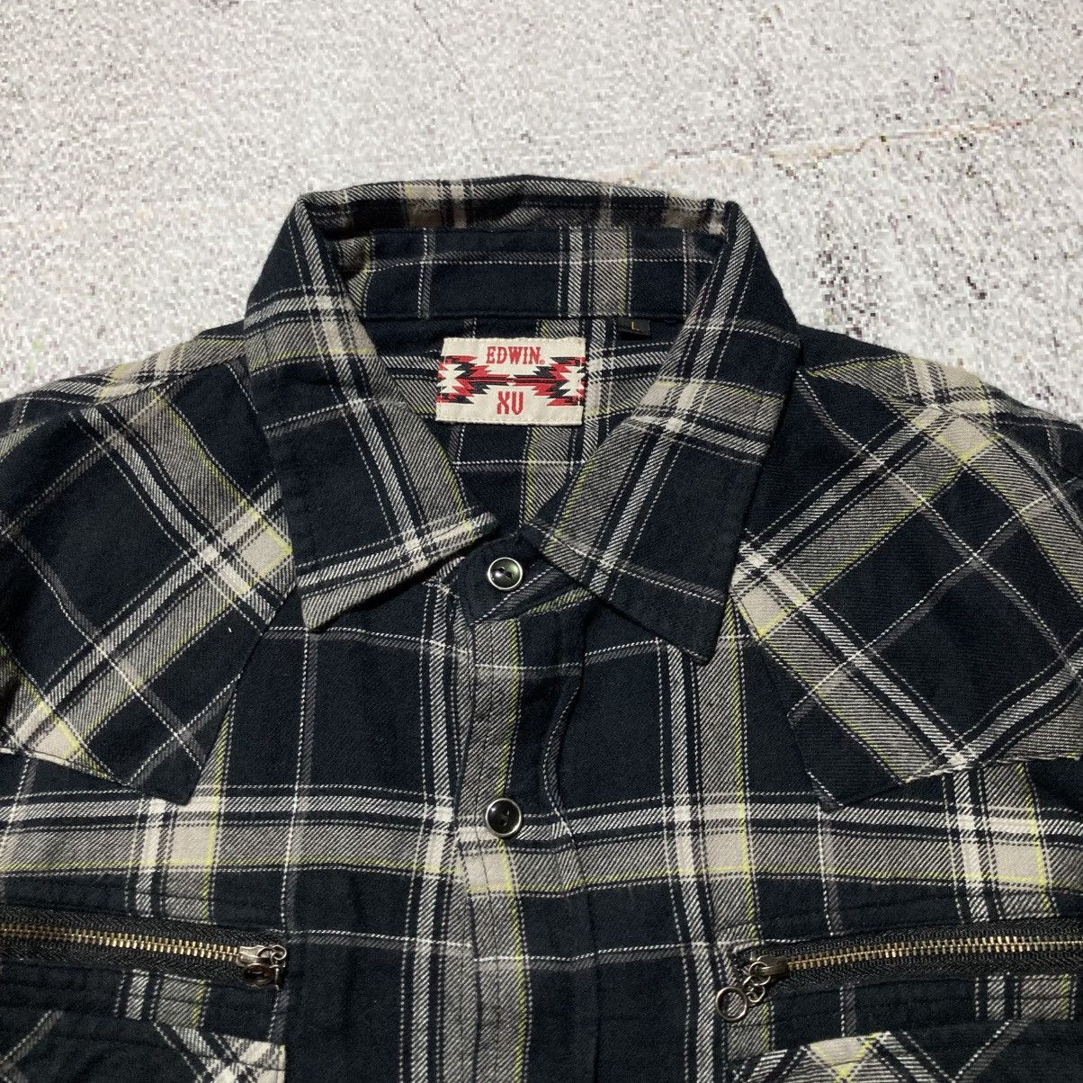 Edwin 2000s Edwin Japan Western Cowboy Button Up Shirt Black Size US L / EU 52-54 / 3 - 9 Thumbnail