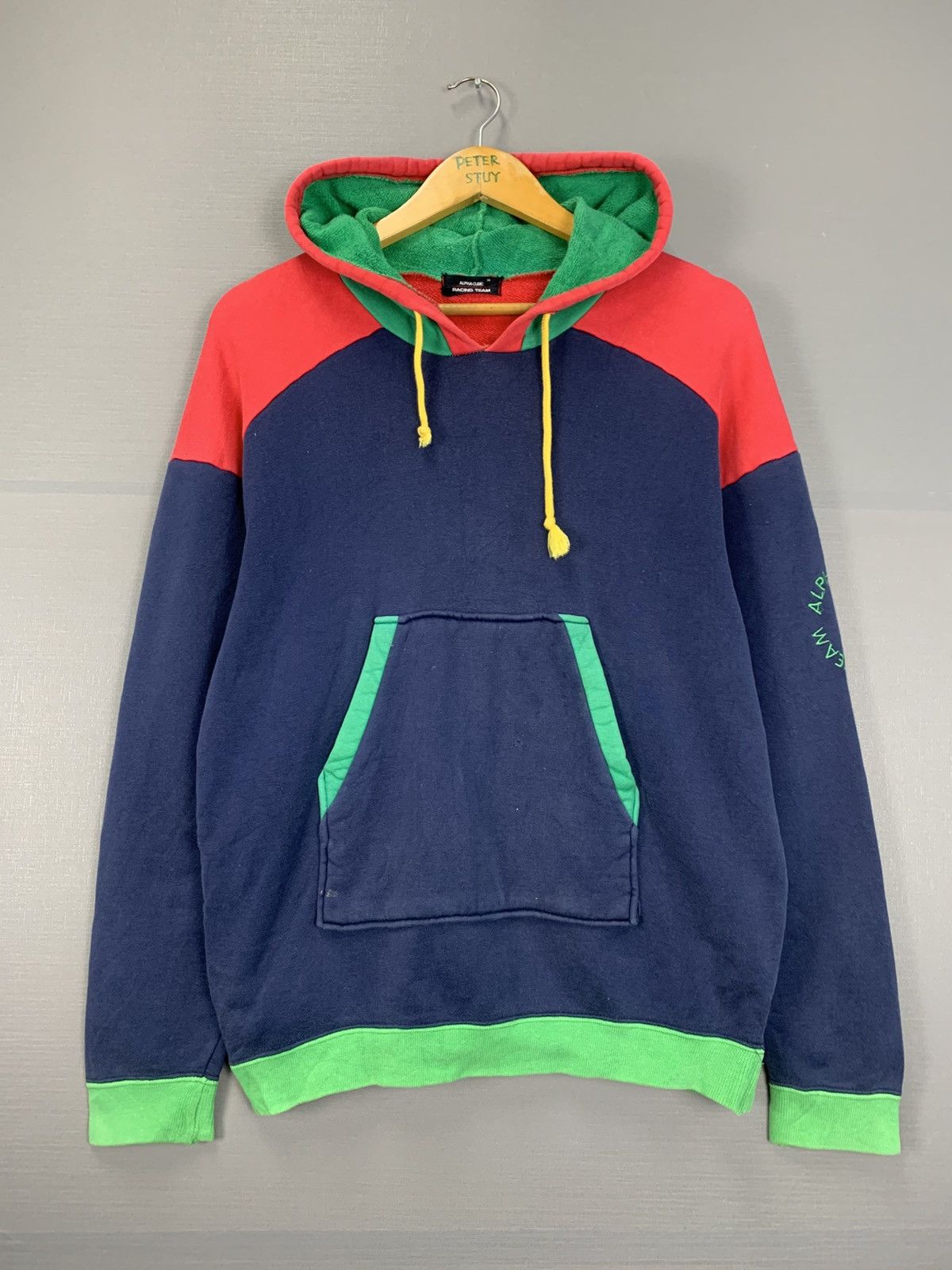 Japanese Brand × Vintage Vintage Alpha Cubic Racing Team Hoodie Size US XXS / EU 40 - 1 Thumbnail