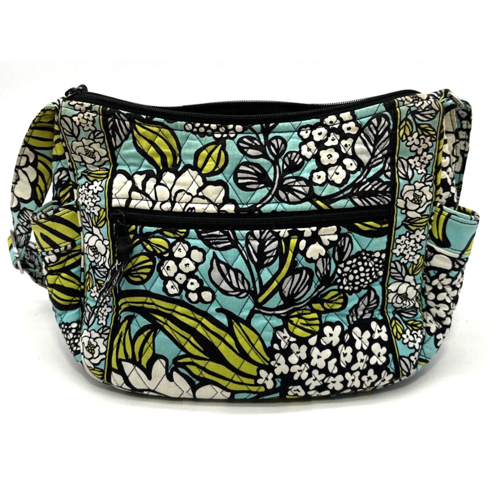 Vera Bradley Vera Bradley Crossbody Island Blooms Hipster Spring 2012 Women Multicolor Floral Zip Adjustable Strap Size ONE SIZE - 2 Thumbnail