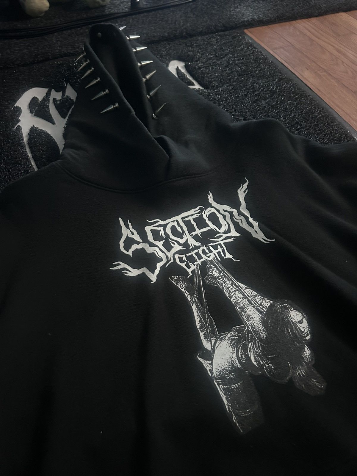 Section 8 Spiked Hoodie Bondage Size US L / EU 52-54 / 3 - 2 Thumbnail