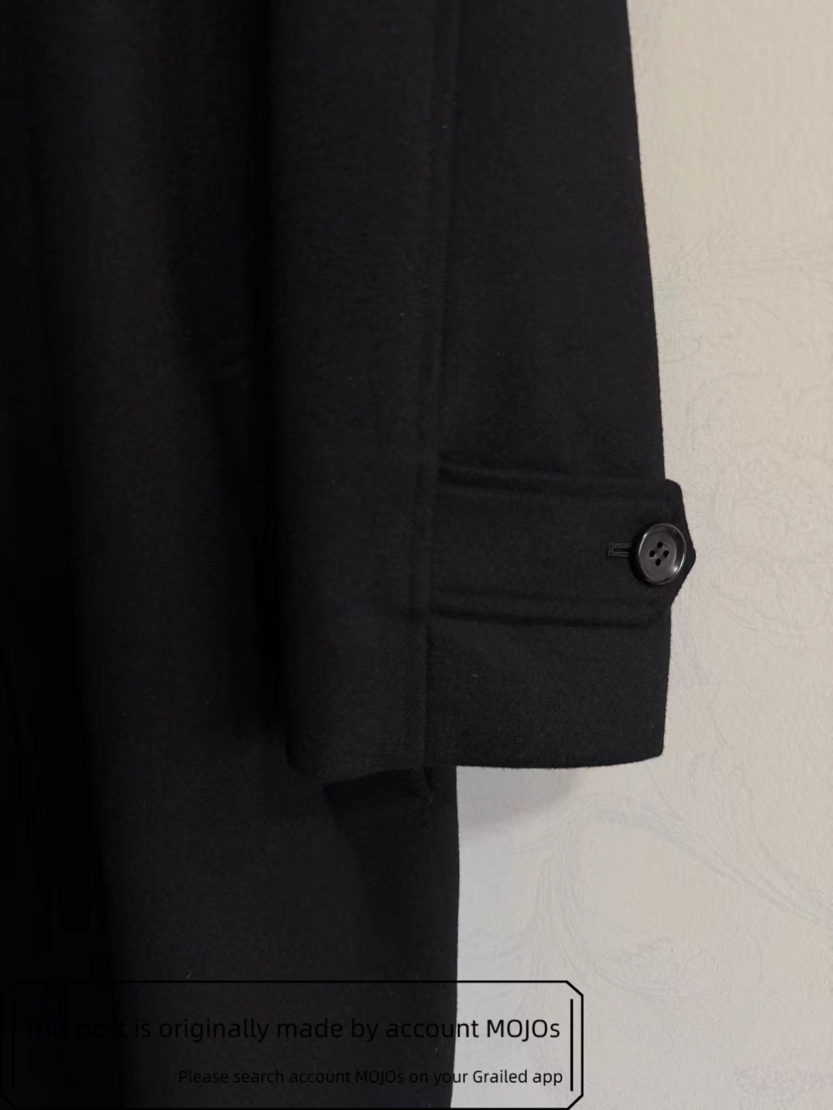 Christopher Nemeth Sz S Nemeth Classic Wool Black Coat mojos2230 Size US S / EU 44-46 / 1 - 3 Thumbnail