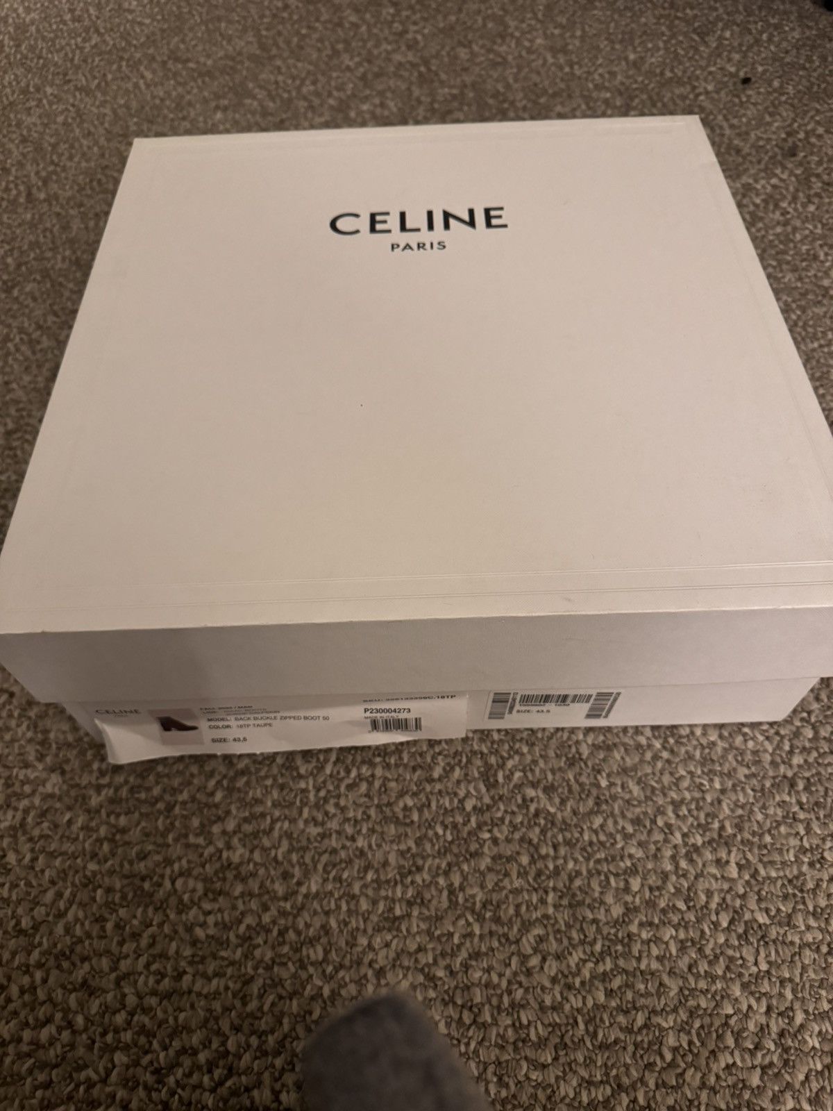Celine Celine Issac Back Buckle Boot In Suede Size US 10.5 / EU 43-44 - 6 Thumbnail
