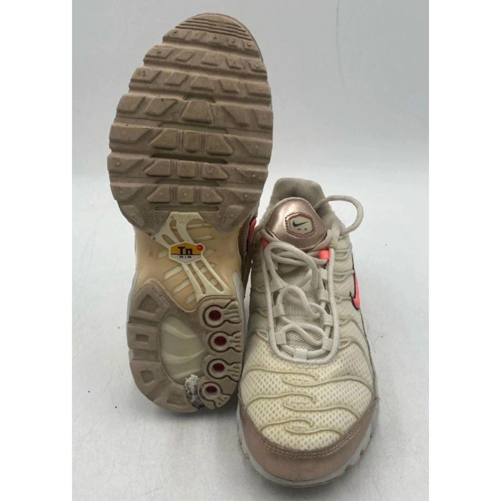 Nike Women Nike Air Max Plus Orewood Brown Lace Up Athletic Sneakers CJ9980-100 Size 7 Womens Sneakers Brown Casual Summer Max Comfort Sports Placeholder Size US 5 / IT 35 - 6 Thumbnail