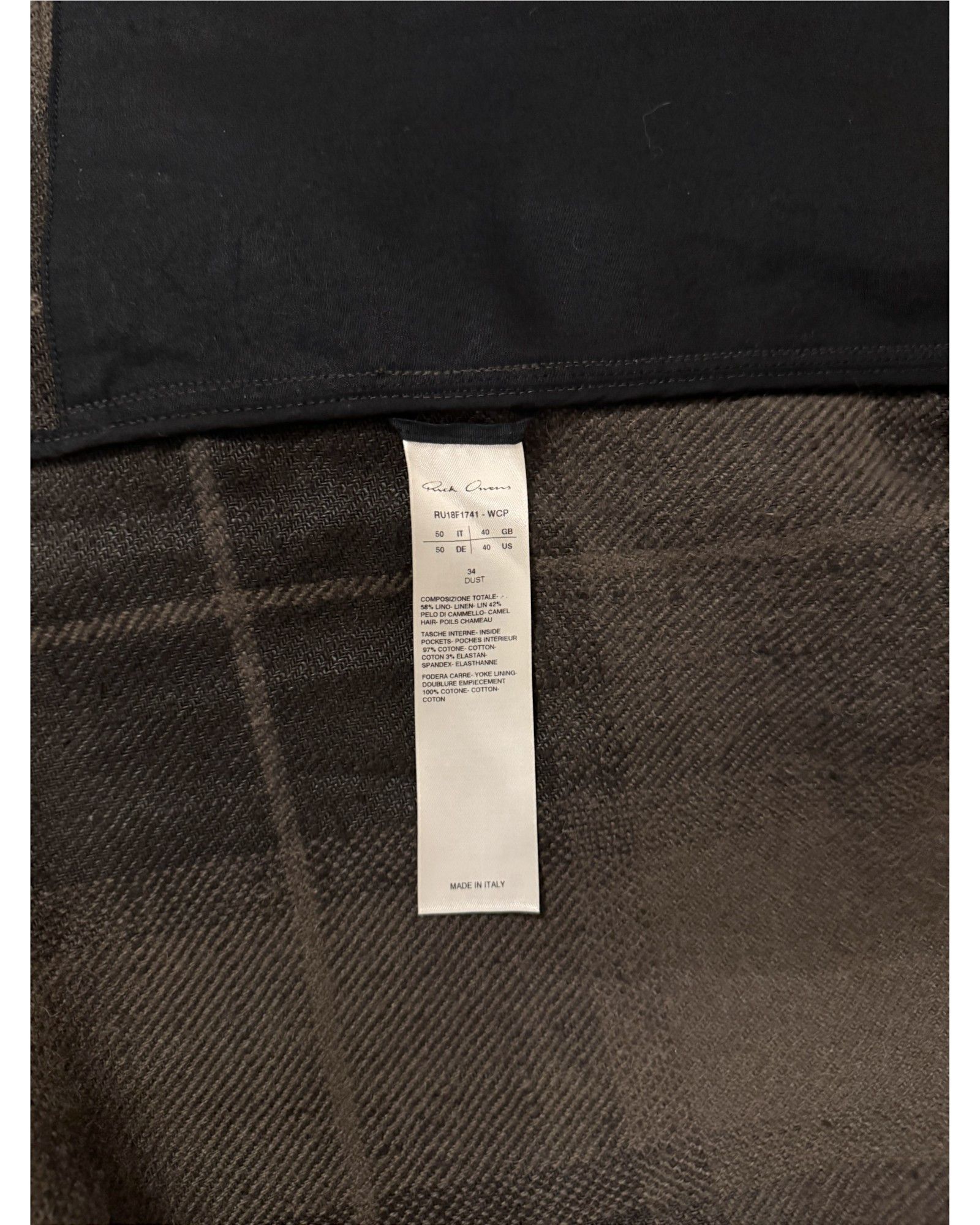 Rick Owens Camel Hair Flannel Size US L / EU 52-54 / 3 - 7 Thumbnail