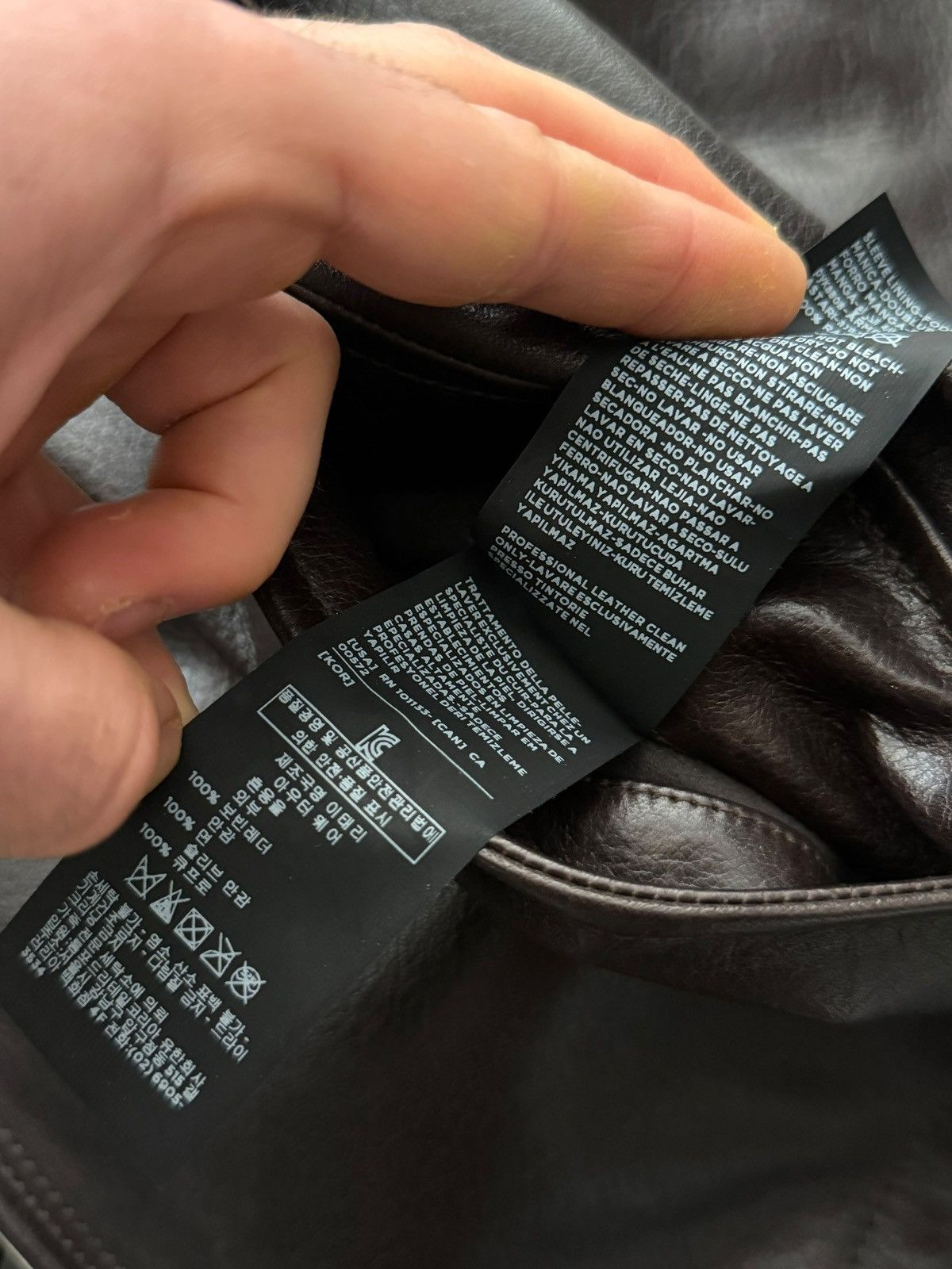 Tom Ford Slim Brown Black Cow Leather Cafe Jacket Size US L / EU 52-54 / 3 - 12 Thumbnail