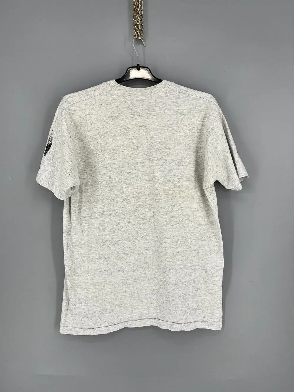 Fruit Of The Loom Vintage Wolf Jackson Hole T Shirt Single Stitch Graphic Tee Size US L / EU 52-54 / 3 - 12 Thumbnail