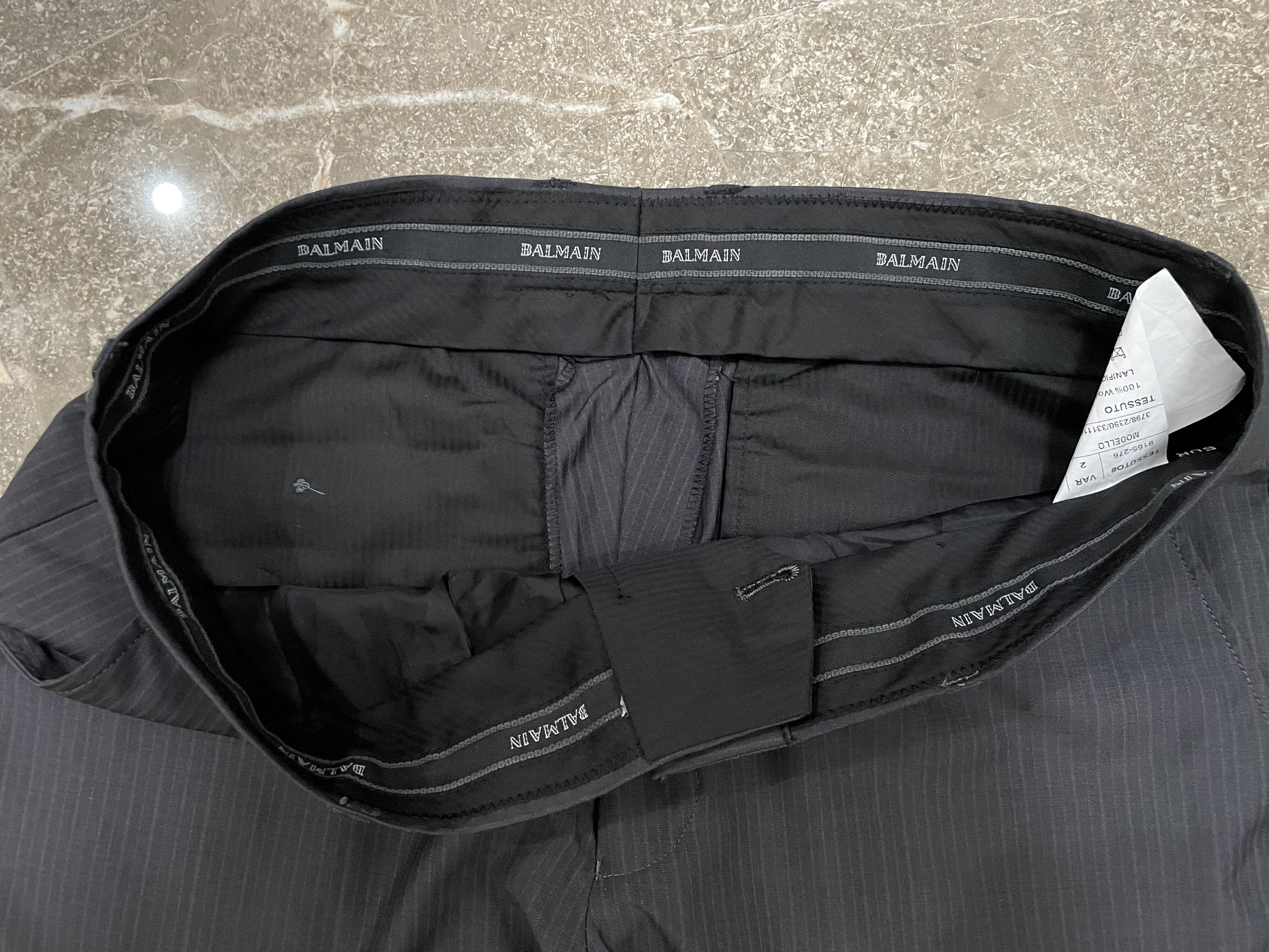 Balmain × Designer Balmain - Pinstripe Trouser Size US 34 / EU 50 - 5 Thumbnail