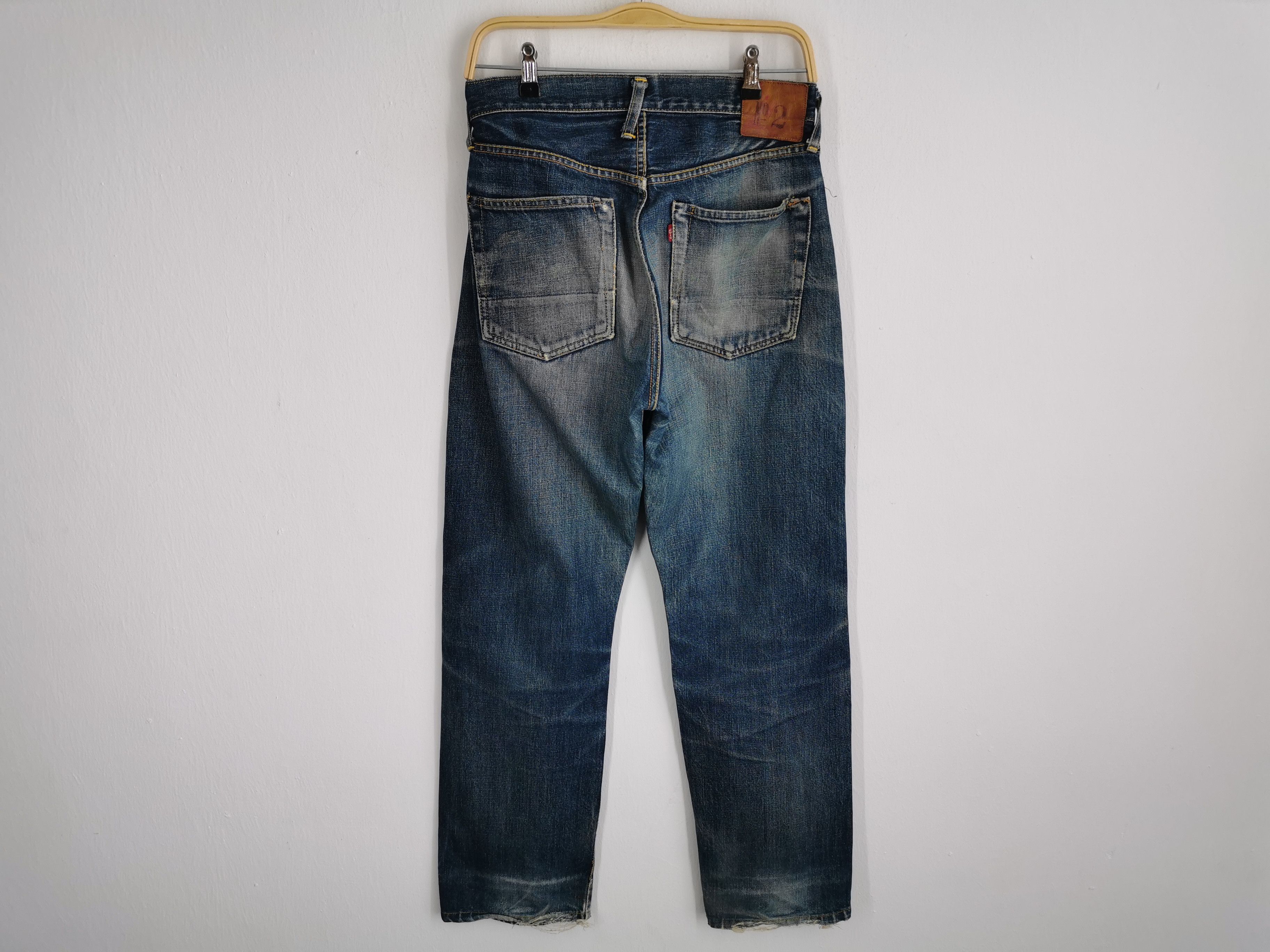 Vintage Distressed Vintage 90's Evis No. 3501XX Selvedge Denim Size US 28 / EU 44 - 3 Thumbnail