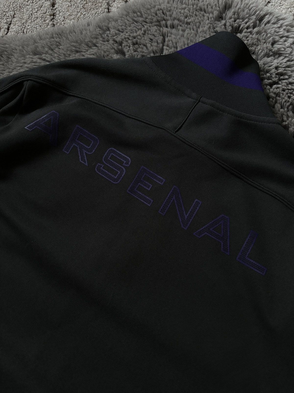 Vintage Nike x Arsenal vintage Track Top soccer black jacket Size US L / EU 52-54 / 3 - 6 Thumbnail