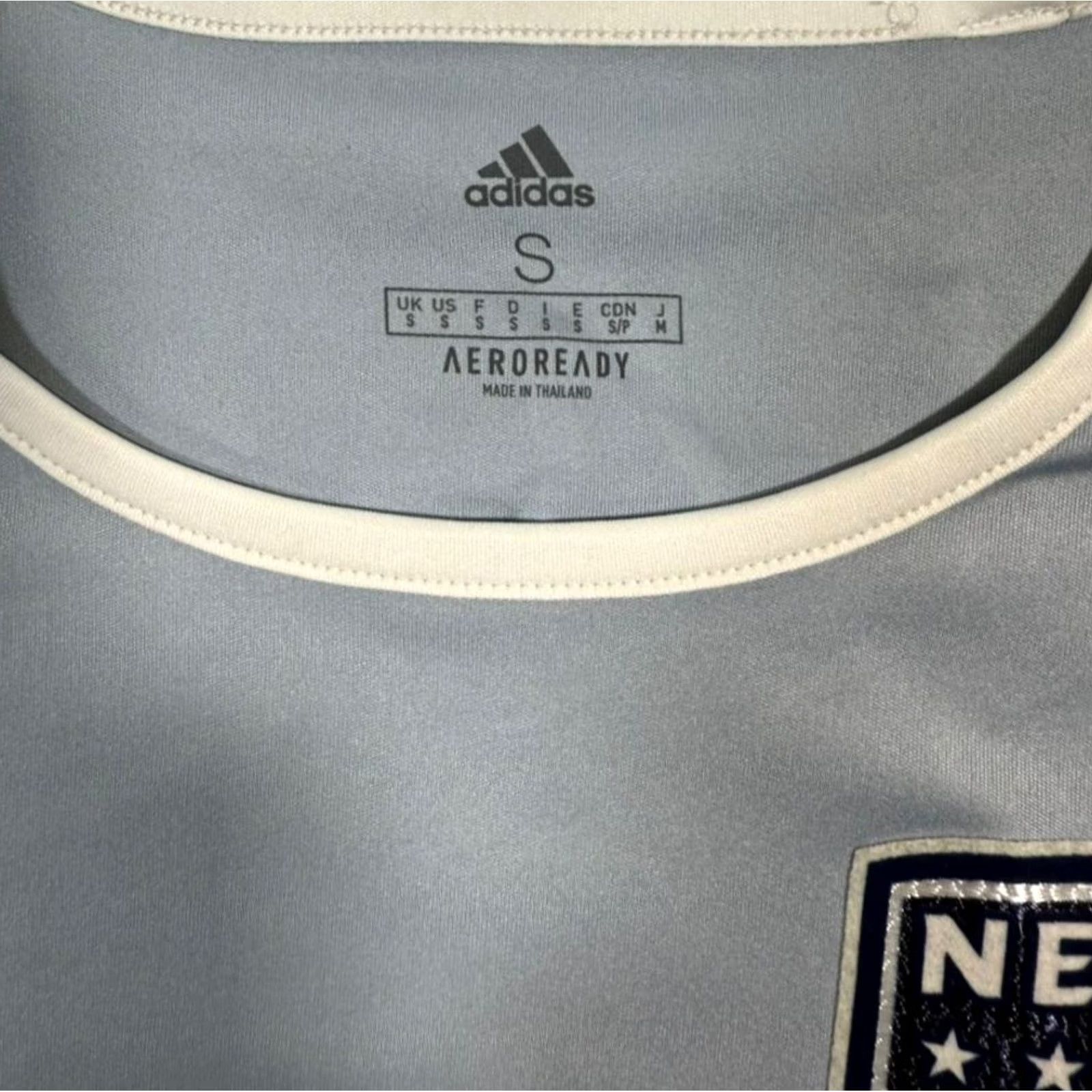 Adidas Adidas Men'S Grey Aeroready Nefc Soccer Jersey Lacroix Graphics Size S Shirt Mens Gray Soccer Jersey Size US S / EU 44-46 / 1 - 4 Thumbnail