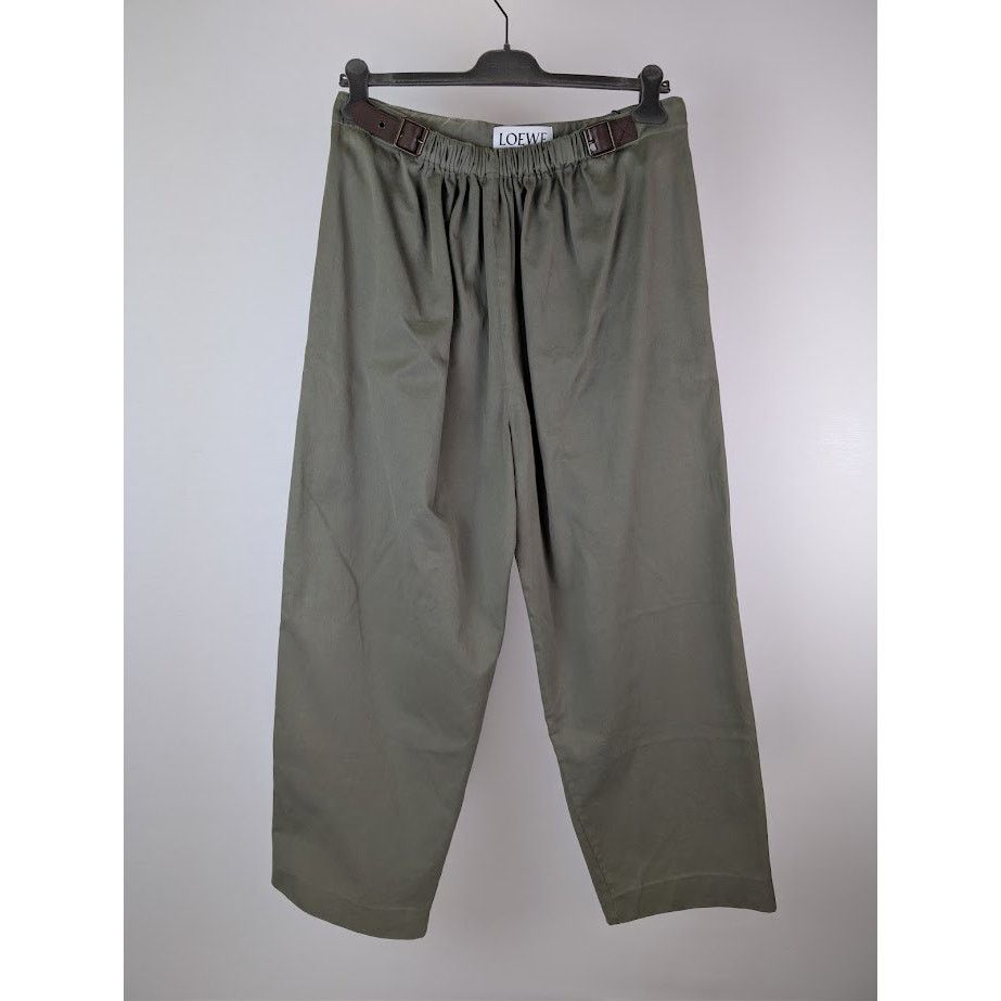 Loewe o1rshd1 Belted Trousers in Khaki Size US 32 / EU 48 - 9 Thumbnail