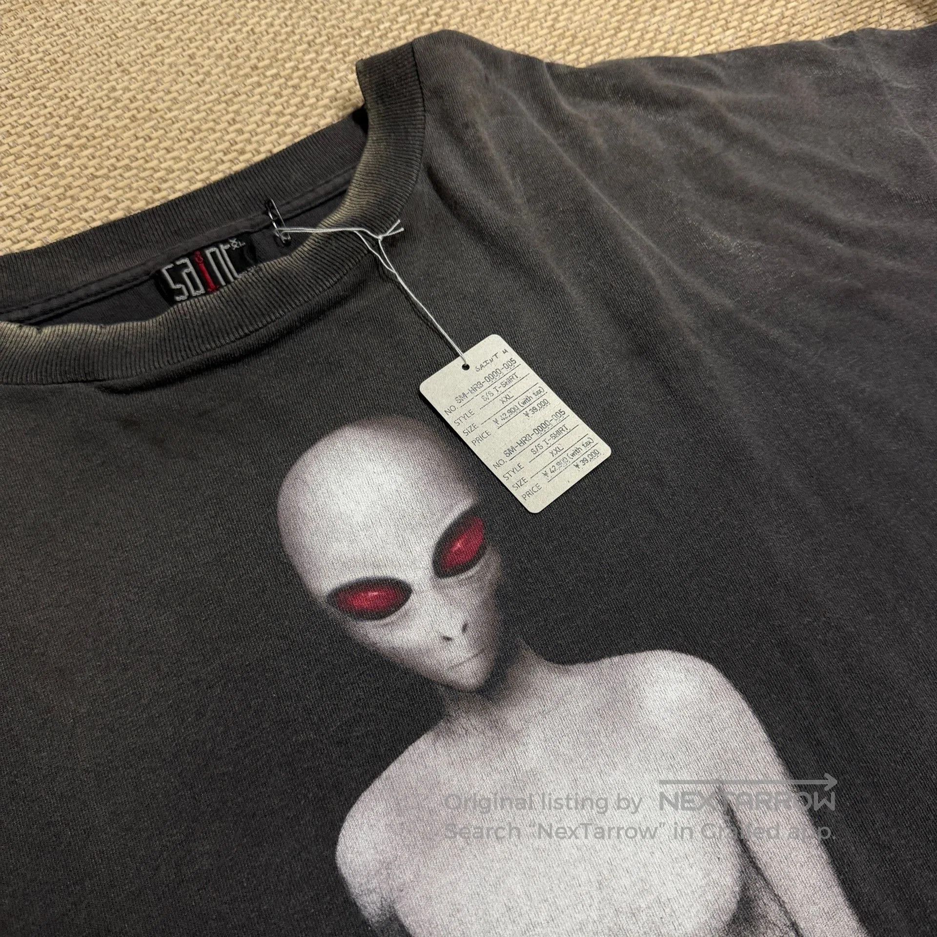 Saint Michael Saint Michael Dark Alien Washed Short Sleeve. Size US XXL / EU 58 / 5 - 3 Thumbnail