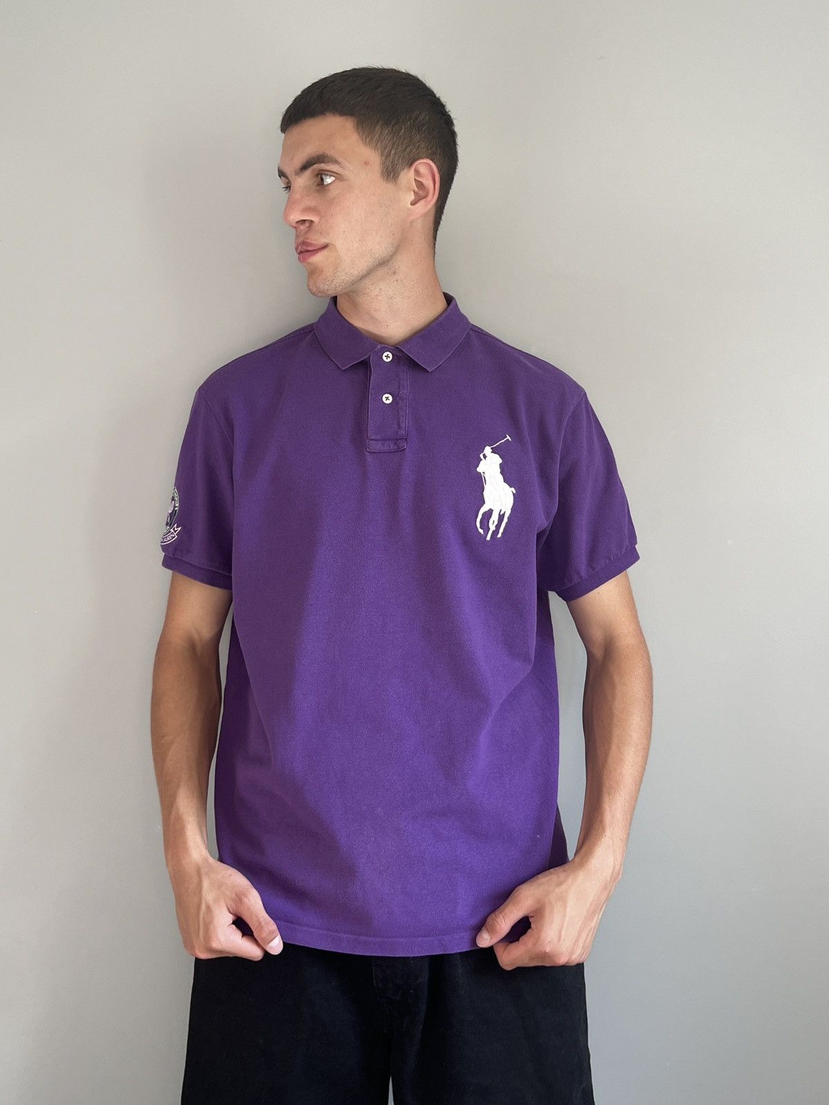 Vintage Vintage Polo Ralph Lauren Wimbledon T-shirt Size US XL / EU 56 / 4 - 3 Thumbnail