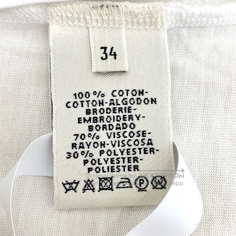 Hermes Hermes Pocket Logo Embroidered Round Neck White Cotton Sho Size XXS / US 00 / IT 34 - 7 Thumbnail
