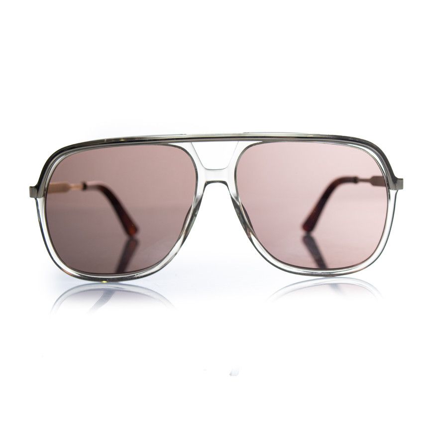 Gucci Gucci, transparent and gold aviator Size ONE SIZE - 5 Thumbnail