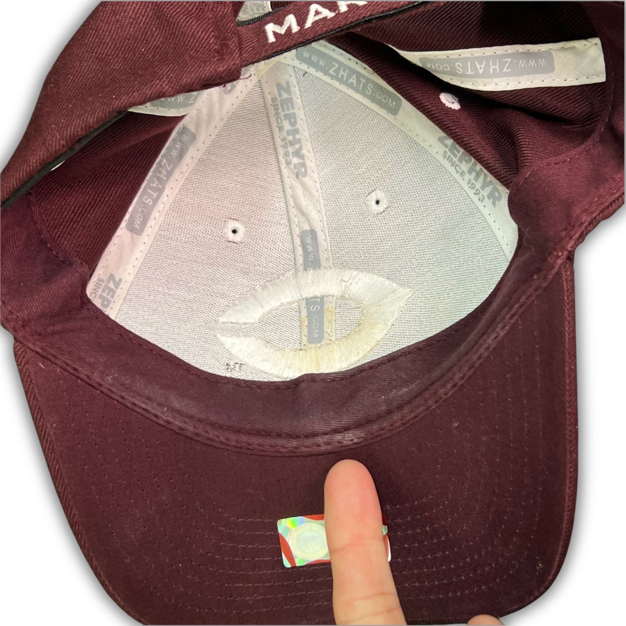Zephyr University Of Chicago Maroons Twill Cap By Zephyr Adjustable Size ONE SIZE - 8 Thumbnail